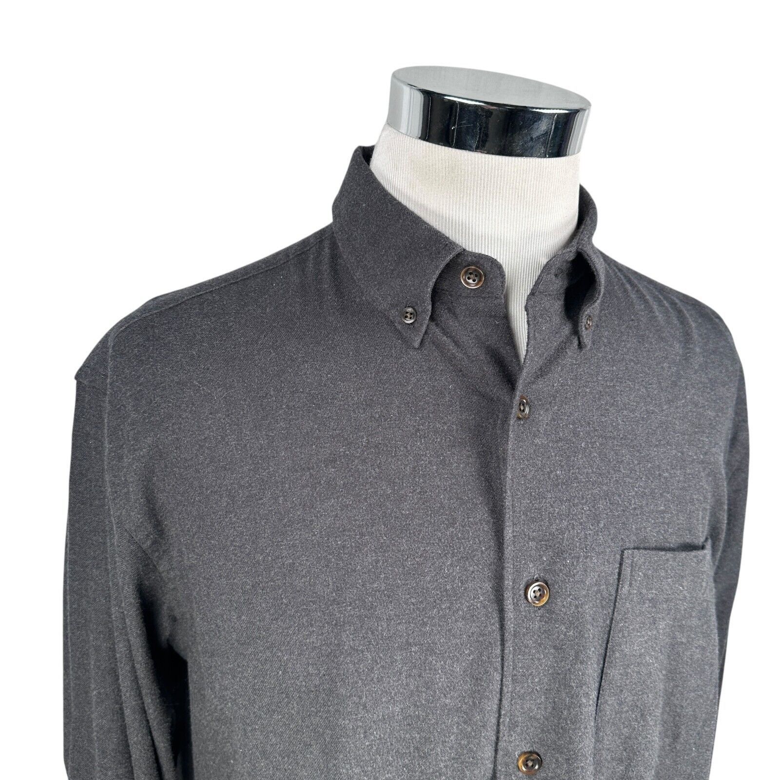 Orvis Orvis Chamois Shirt Men’s L Gray Long Sleeve Button-Down Size US L / EU 52-54 / 3 - 2 Thumbnail