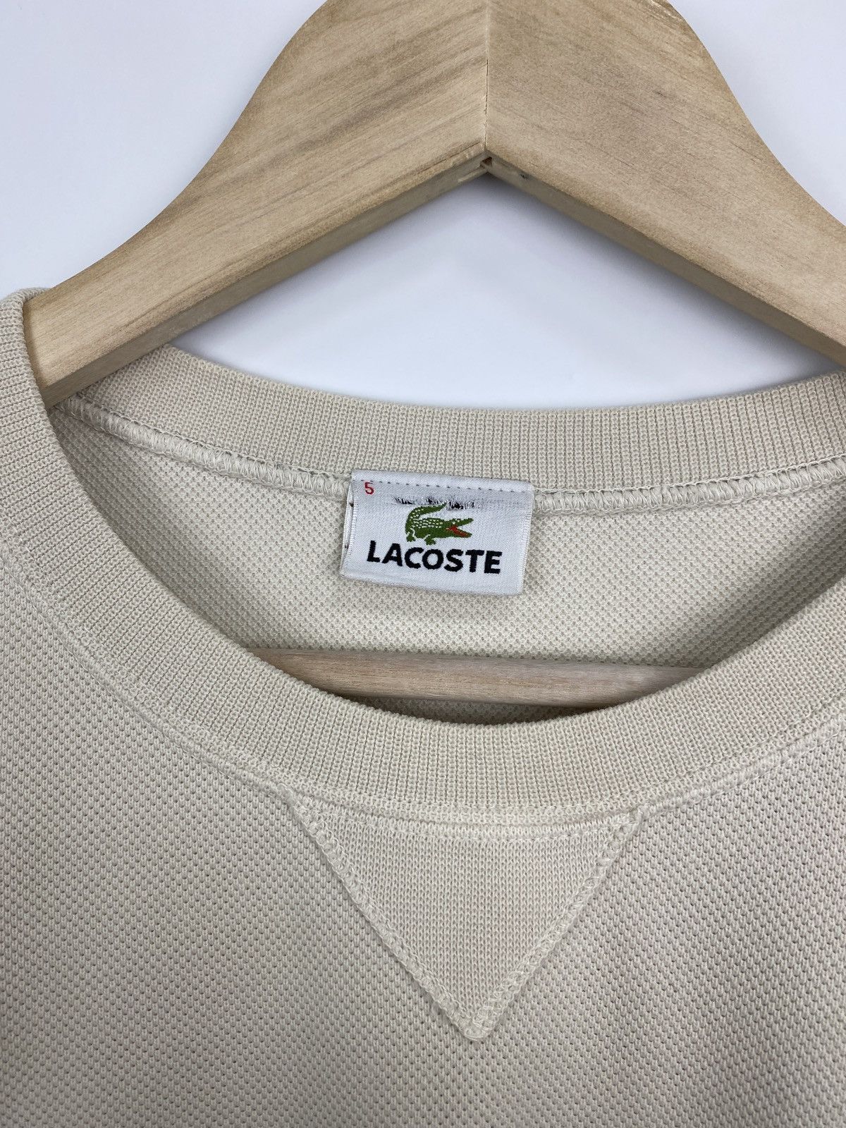 Lacoste 🇺🇸 Vintage 90s Lacoste Sweatshirt College Style Hype Rare Y2K Size US L / EU 52-54 / 3 - 5 Thumbnail