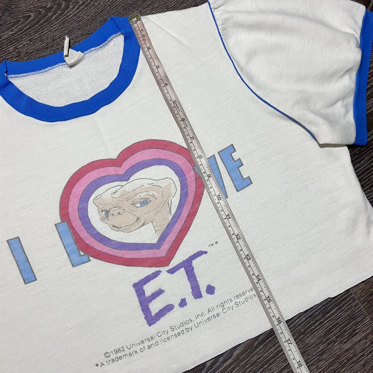 Cartoon Network 80s The Extra-Terrestrial Movie (1982) Crop Top Y2K T-shirt Size L / US 10 / IT 46 - 8 Thumbnail