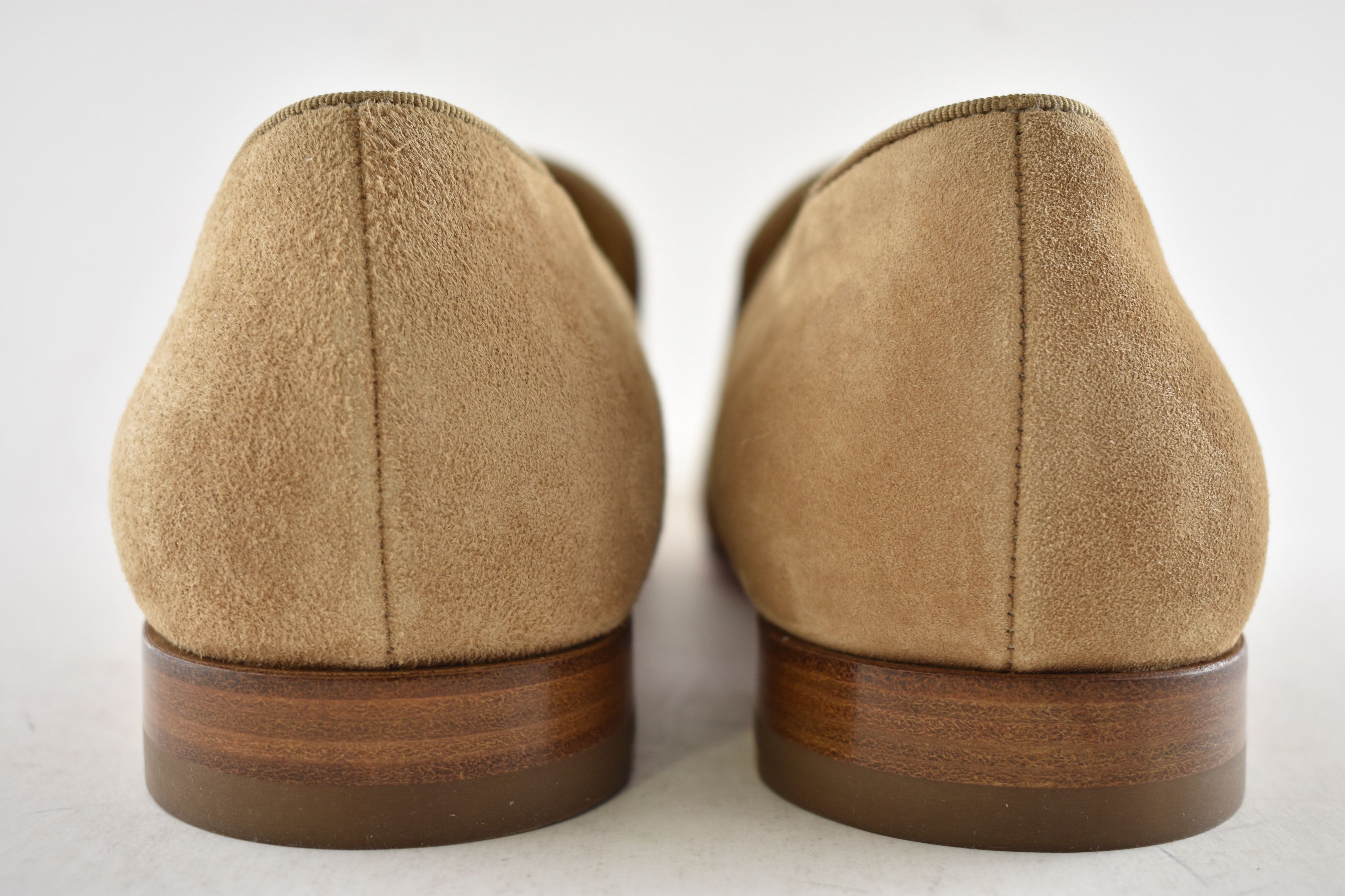 Christian Louboutin Mens Dandelion Flat Lionne Beige Suede Dress Loafer 44 11 Size US 11 / EU 44 - 13 Thumbnail