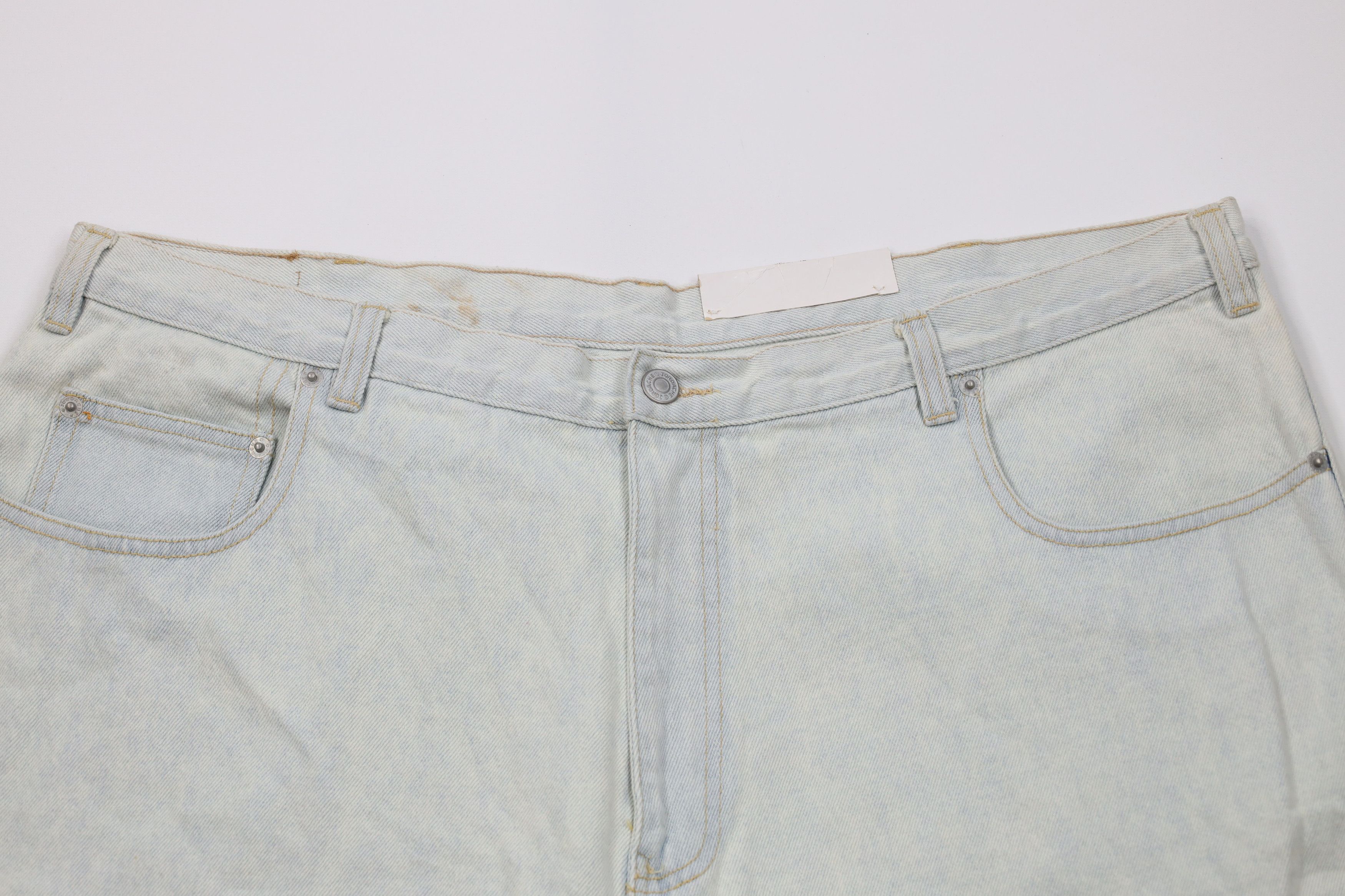 Vintage Deadstock Vintage 90s Streetwear Fit Denim Jean Shorts Blue Size US 42 / EU 58 - 2 Thumbnail