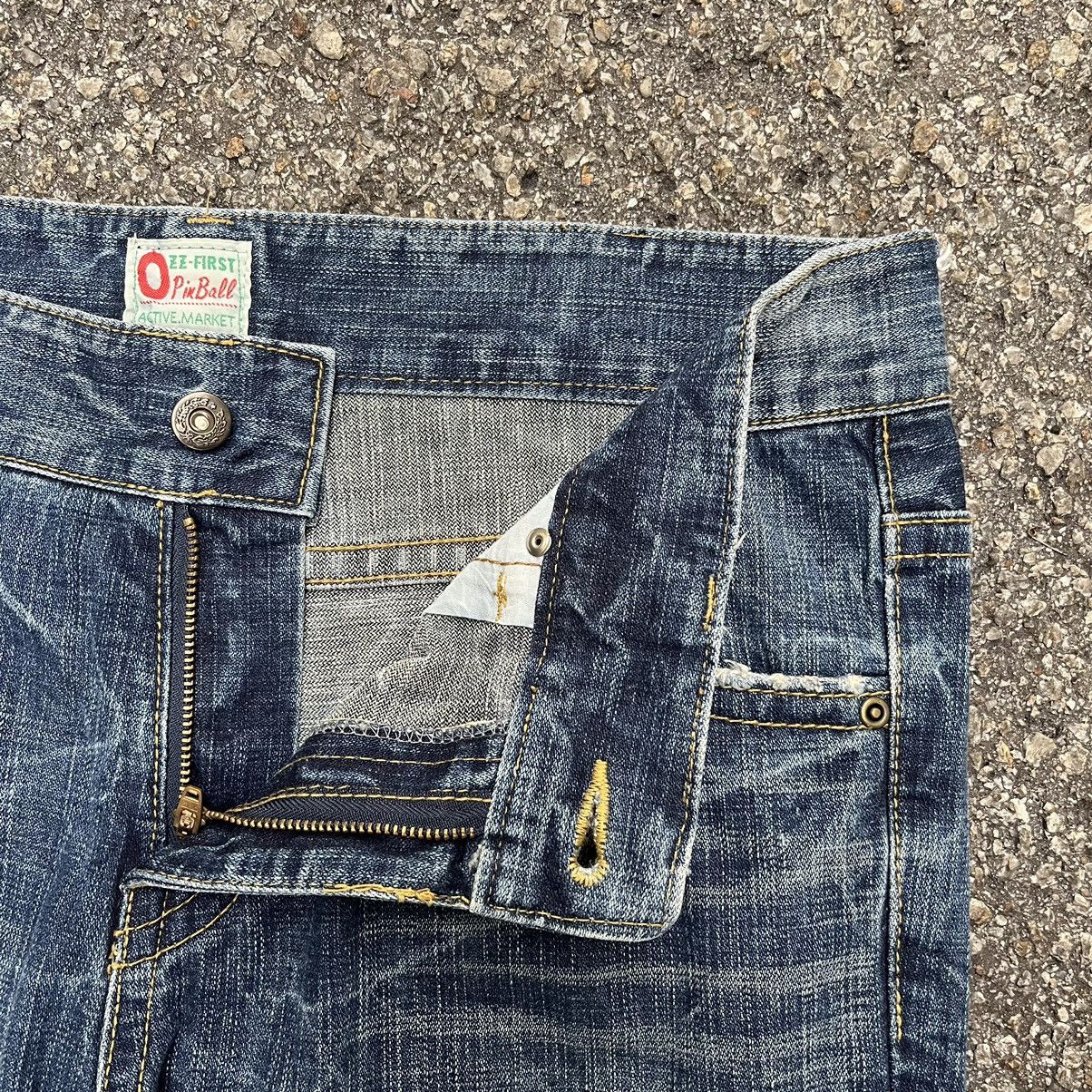 Hysteric Glamour Flare Jeans Ozz First Destroyed Distressed Denim Size US 32 / EU 48 - 7 Thumbnail