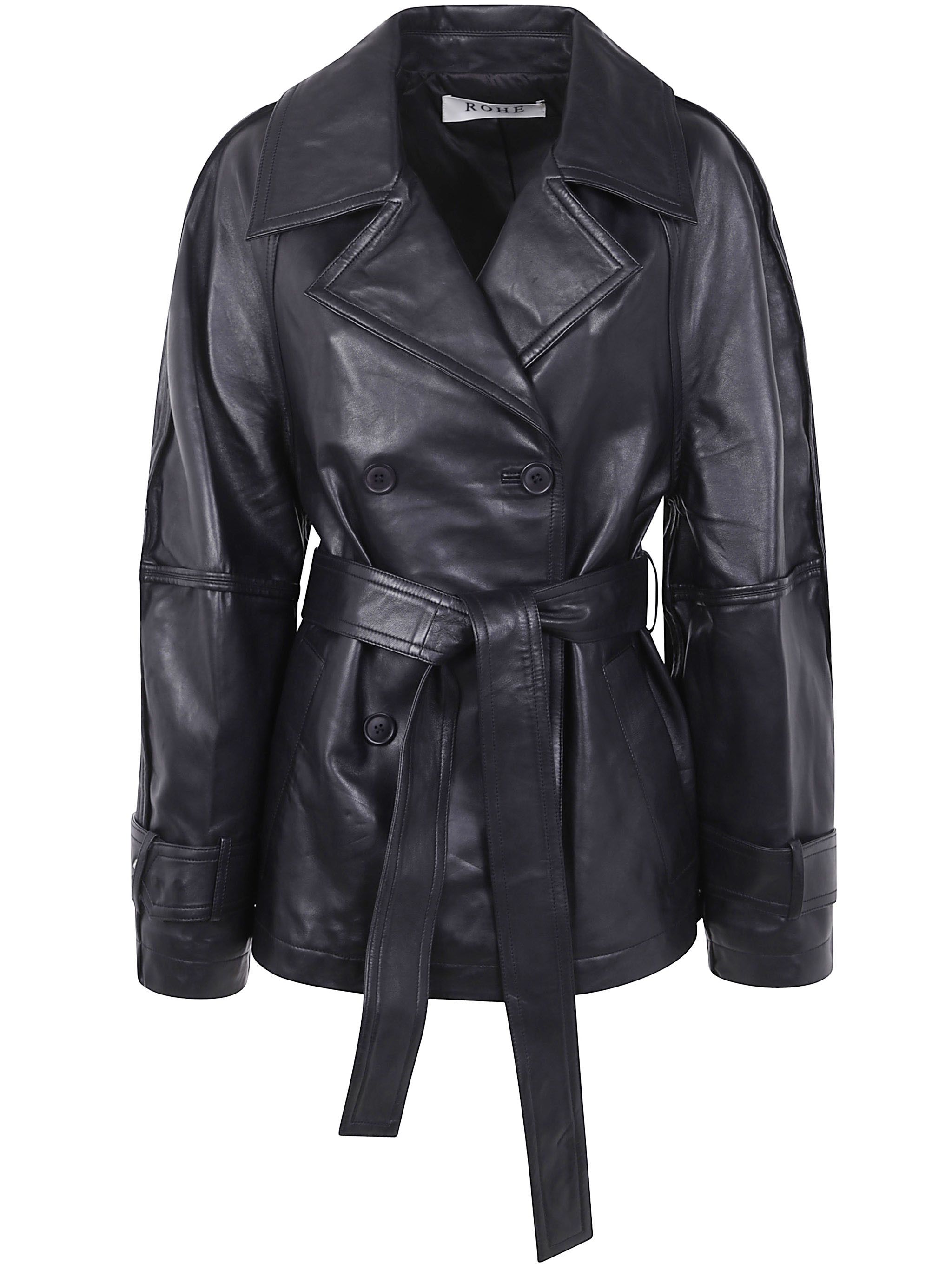 ジャケット ROHE DUAL TONE PIQUE OVERLAP SUIT JACKET Dual tone piqué overlap suit jacket– Róhe