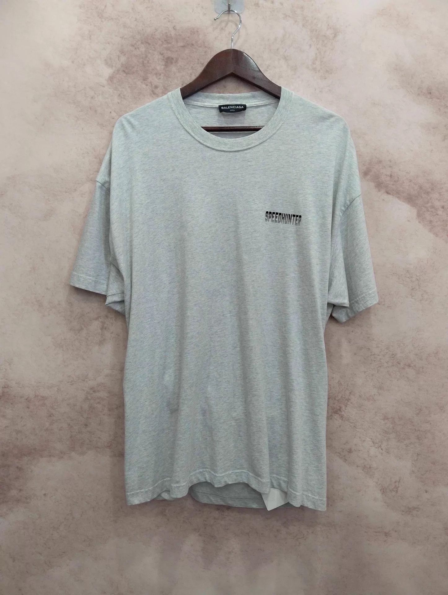 Balenciaga Balenciaga Speedhunter Two - Tone Short Sleeve Tee Size S Size S / US 4 / IT 40 - 1 Thumbnail