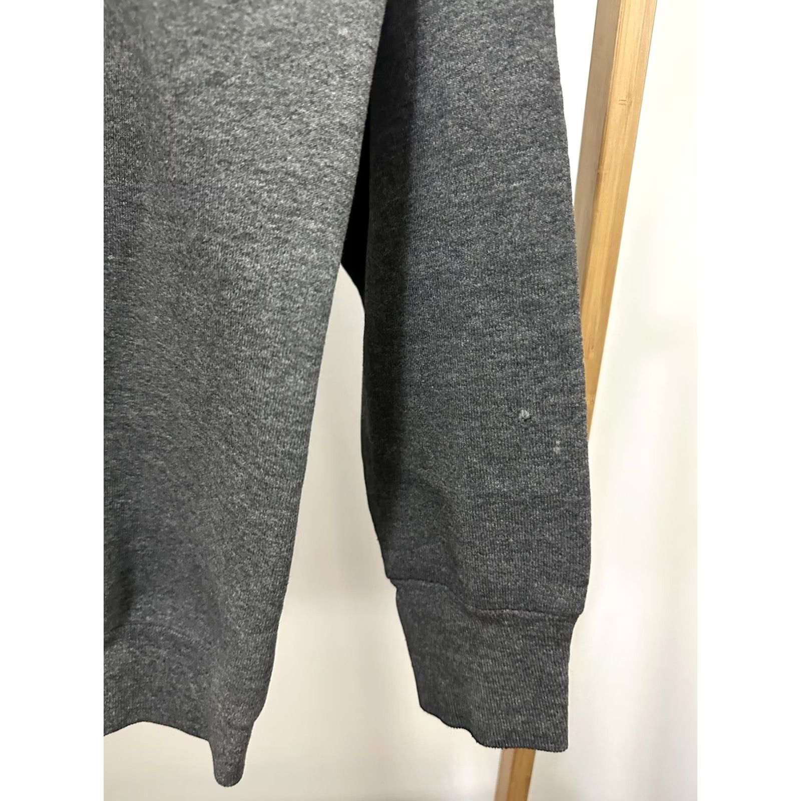 Vintage VTG Grunge Raglan Sweatshirt Size M Black Mens Crewneck Boxy Pullover Distressed Workwear 90s Style Size US M / EU 48-50 / 2 - 7 Thumbnail