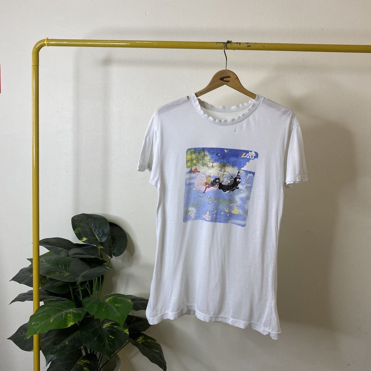 Vintage 1995 Barbapapa Animated Series Promo T Shirt Size US M / EU 48-50 / 2 - 1 Thumbnail