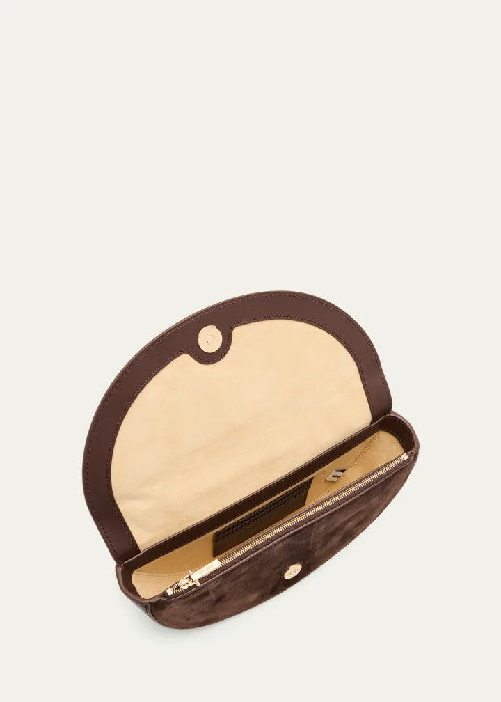 Cult Gaia os11x0326 Size: OS / Azariah Half-Moon Suede Top-Handle Bag Size ONE SIZE - 5 Thumbnail