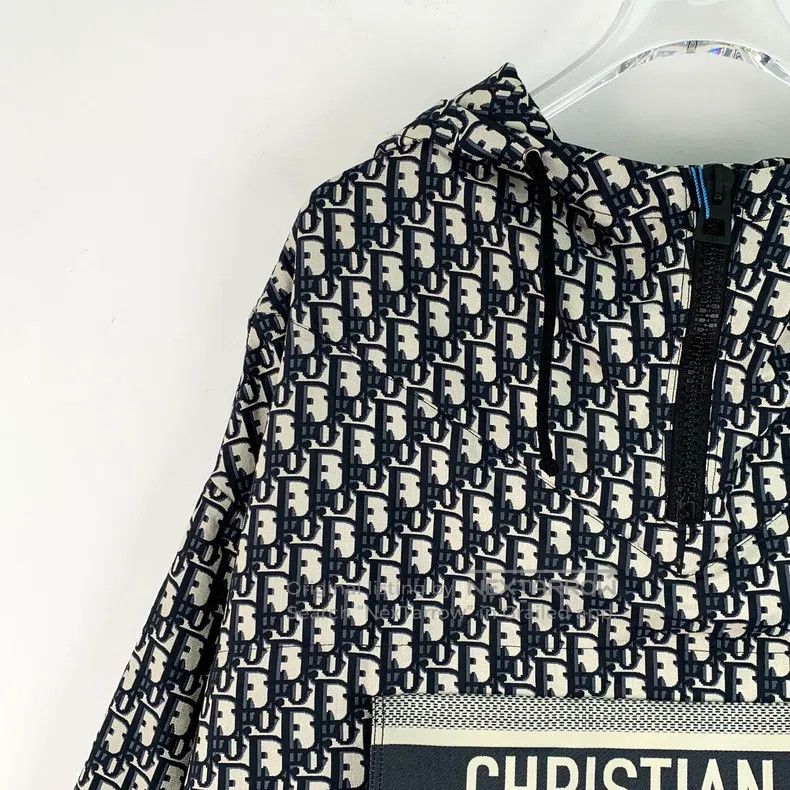 Dior Dior Colour-blocking logo jacquard full print hooded draws Size XS / US 0-2 / IT 36-38 - 3 Thumbnail