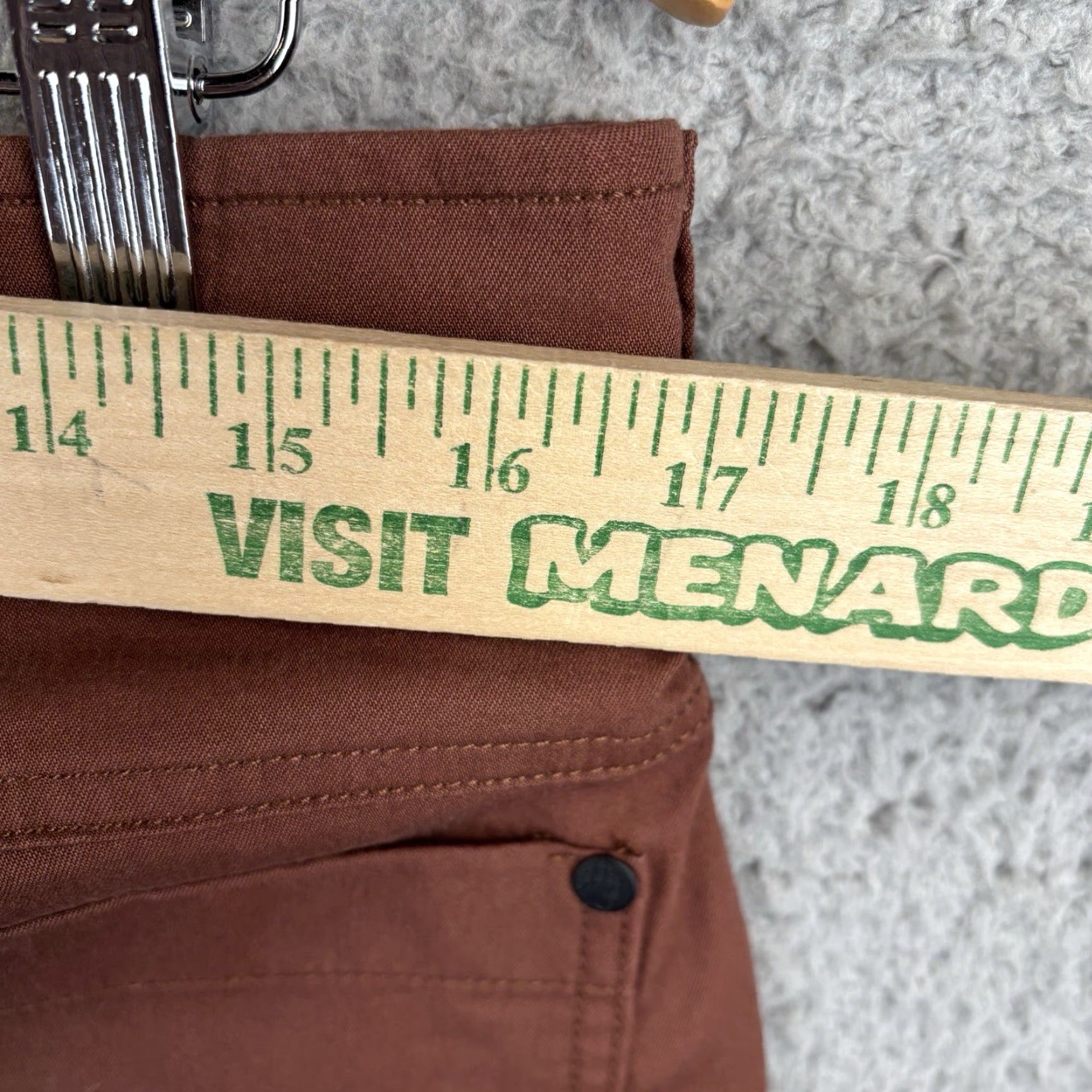 Vintage Alaskan Hardgear Pants Mens 32x30 Brown Duluth Relaxed Fit Outdoor Stone Run Chino Straight Front Pocket Casual Workwear Size US 32 / EU 48 - 5 Thumbnail