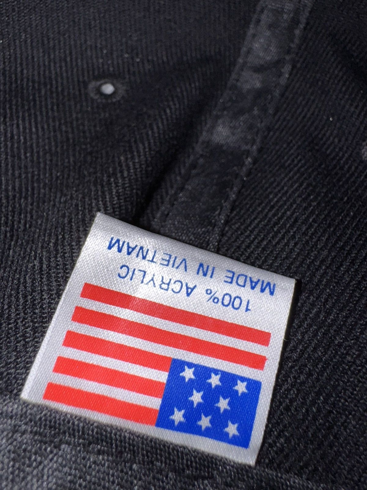 Other CIA Hat – Black Adjustable Cap – Embroidered Letters Size ONE SIZE - 2 Thumbnail
