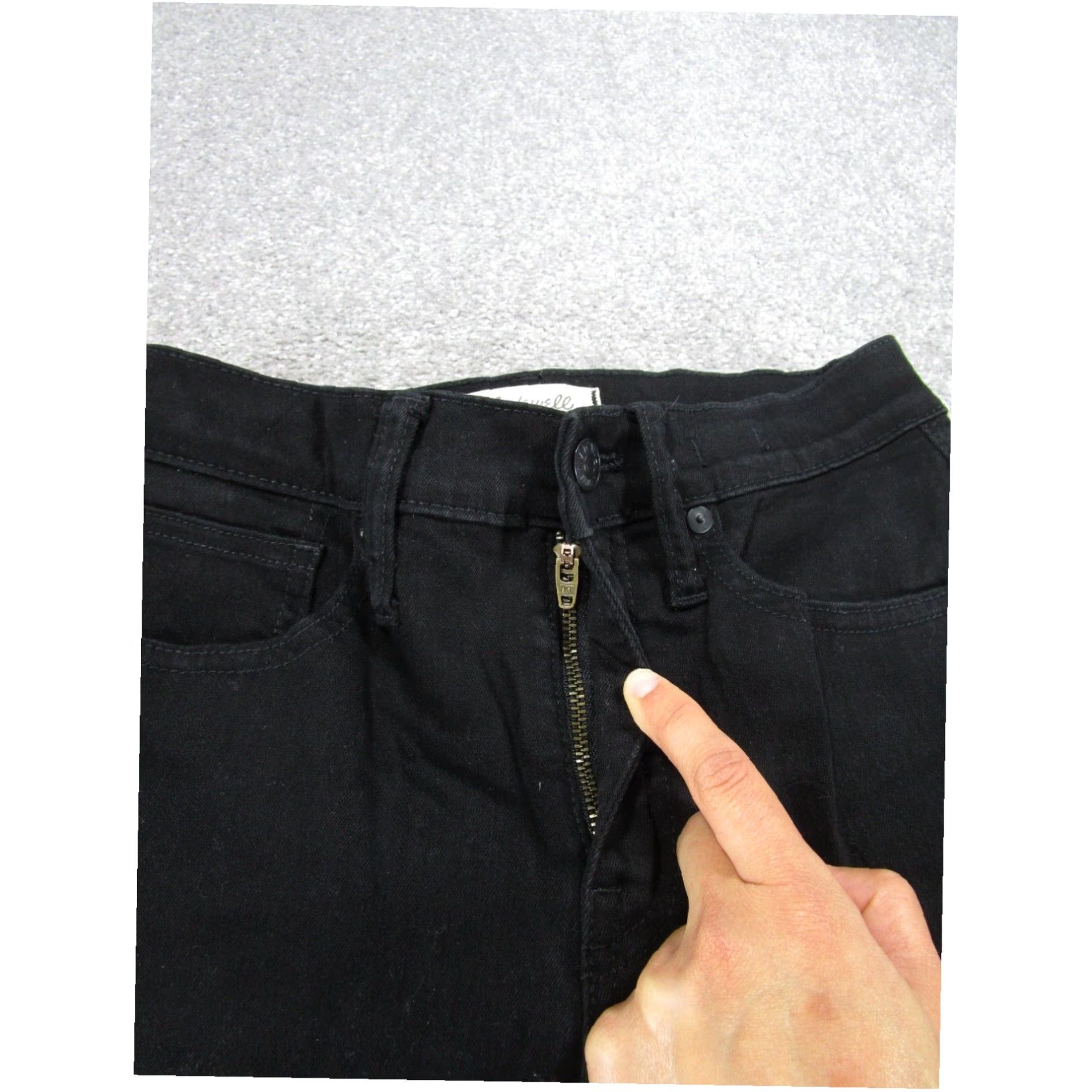 Madewell Madewell Womens Skinny Jeans Black Extra Large XL Size 42" / US 20 - 3 Thumbnail