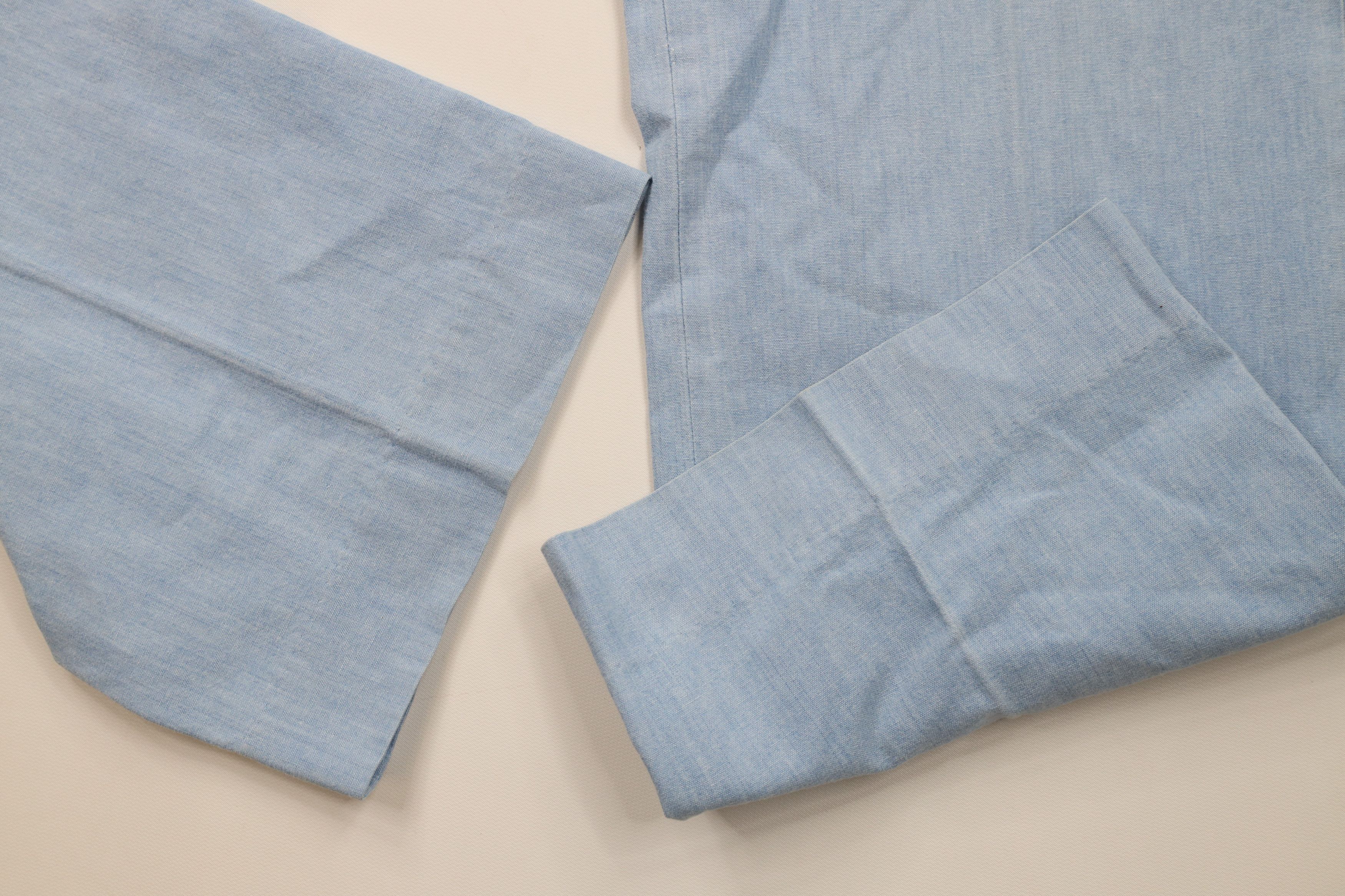 Orvis Vintage 70s Orvis Wide Leg Chino Pants Blue Cotton USA Size US 38 / EU 54 - 5 Thumbnail
