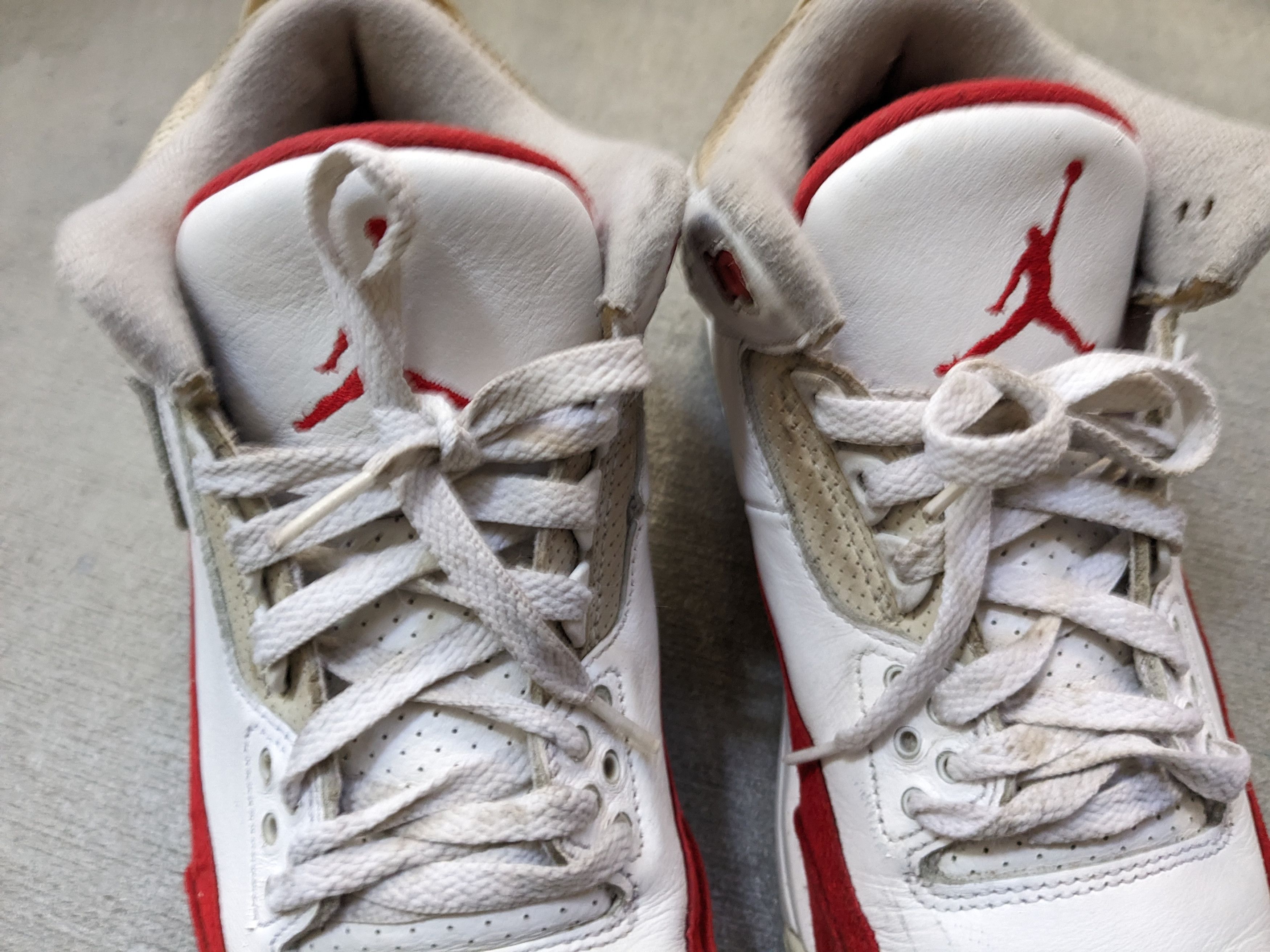Jordan Brand Nike Jordan 3 Retro Tinker Air Max 1 Red White CJ0939-100 Size US 10 / EU 43 - 3 Thumbnail