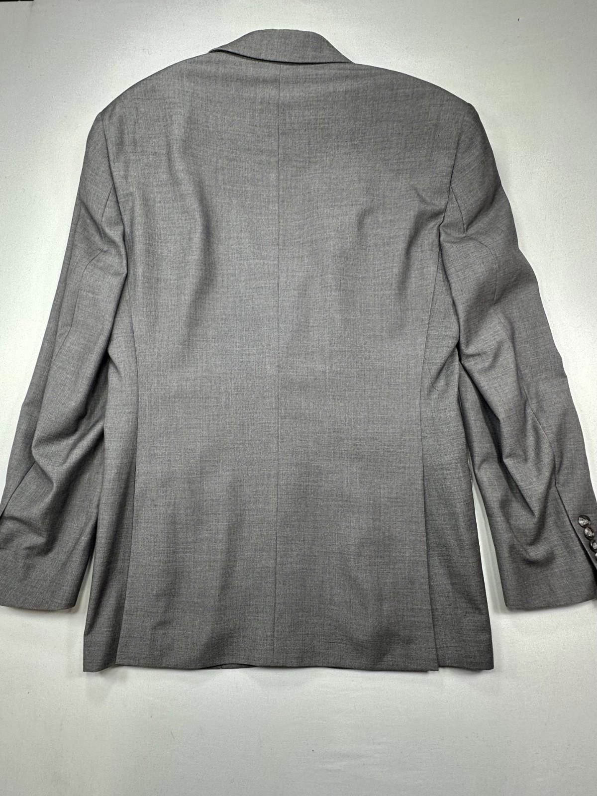 Pronto Uomo Pronto Uomo Slim Fit Suit Jacket Gray 36 Regular 30 Waist Size 36R - 2 Thumbnail