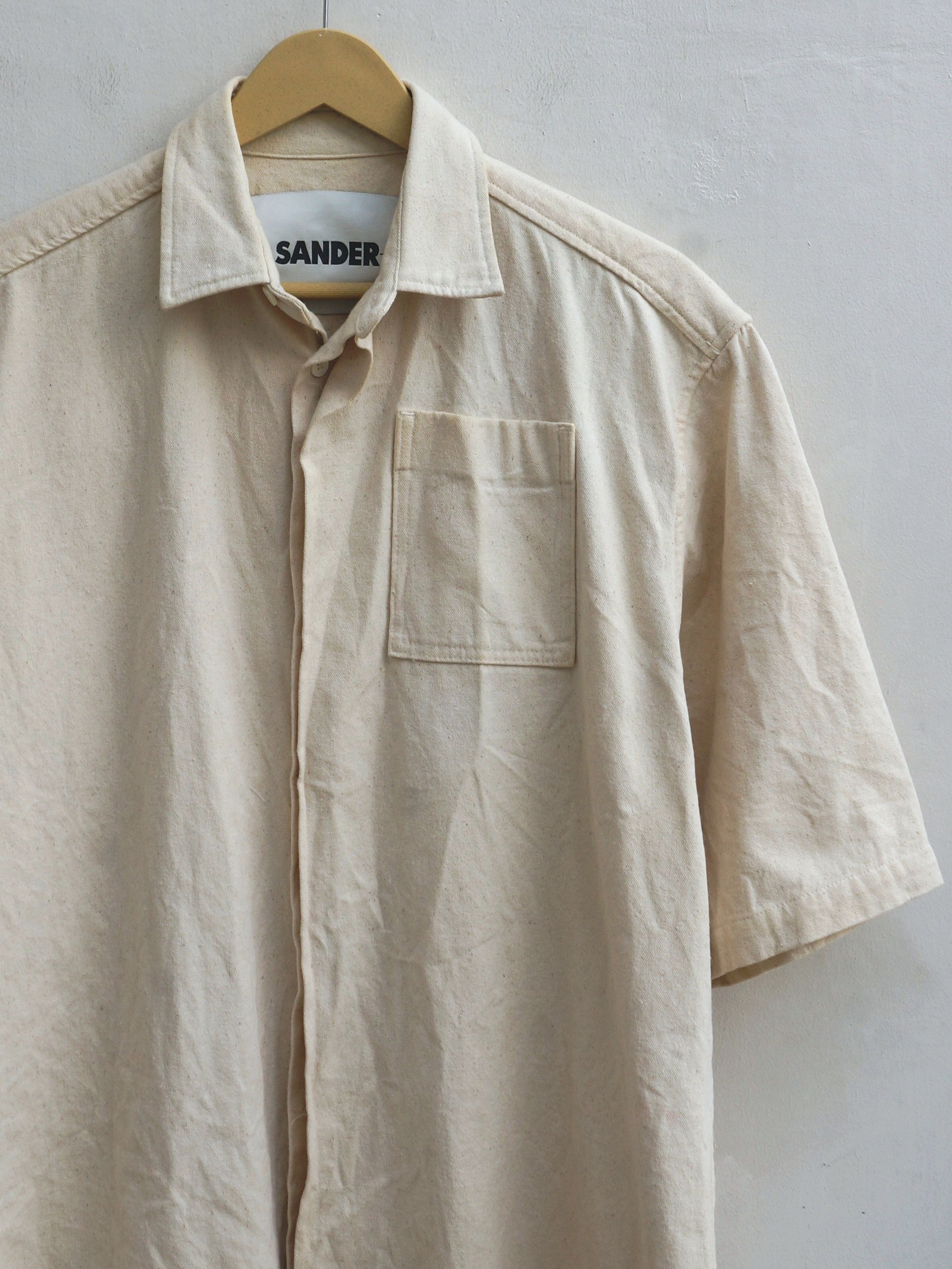 Jil Sander Jil Sander Canvas Shirt Size US M / EU 48-50 / 2 - 4 Thumbnail