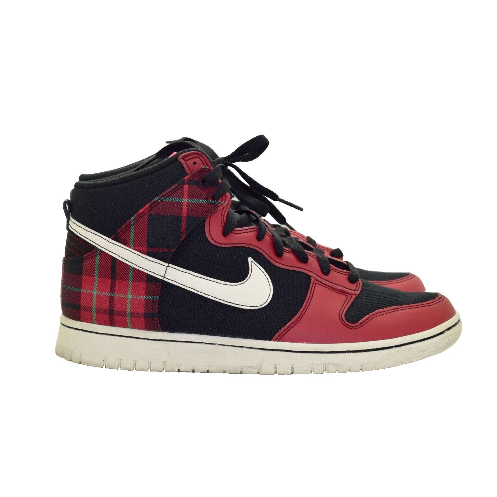 Nike NIKE Dunk High Retro SE Tartan Plaid Shoes DV0826-001 Sz 11 Size US 11 / EU 44 - 3 Thumbnail