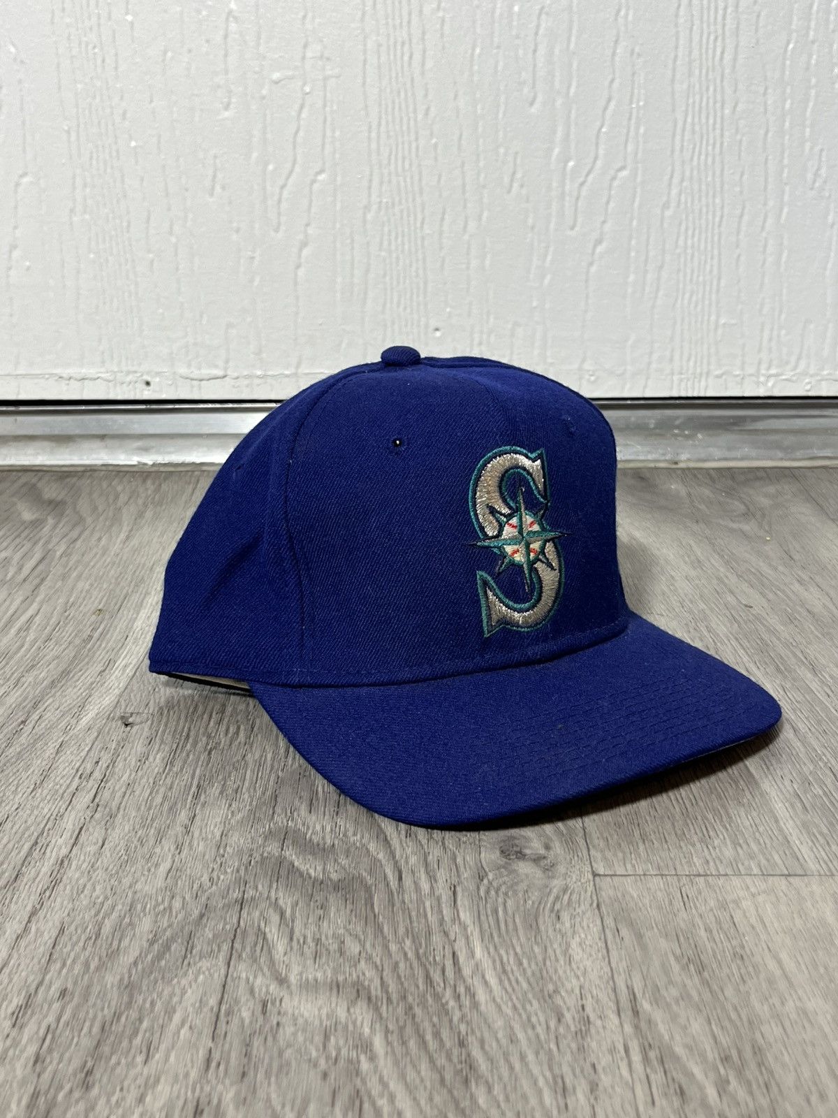 MLB Sports Specialties Seattle Mariners Wool Fitted Hat 7 1/4 Size ONE SIZE - 3 Thumbnail