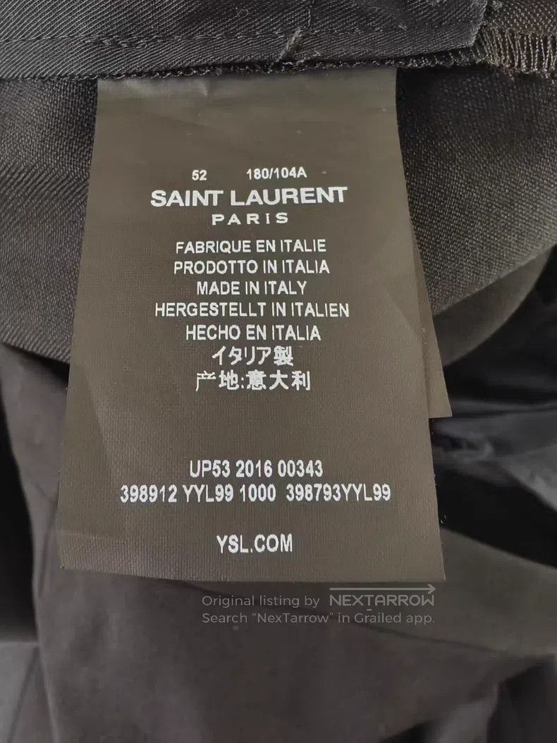 Saint Laurent Paris Saint Laurent Paris Dress pants Size US 36 / EU 52 - 4 Thumbnail