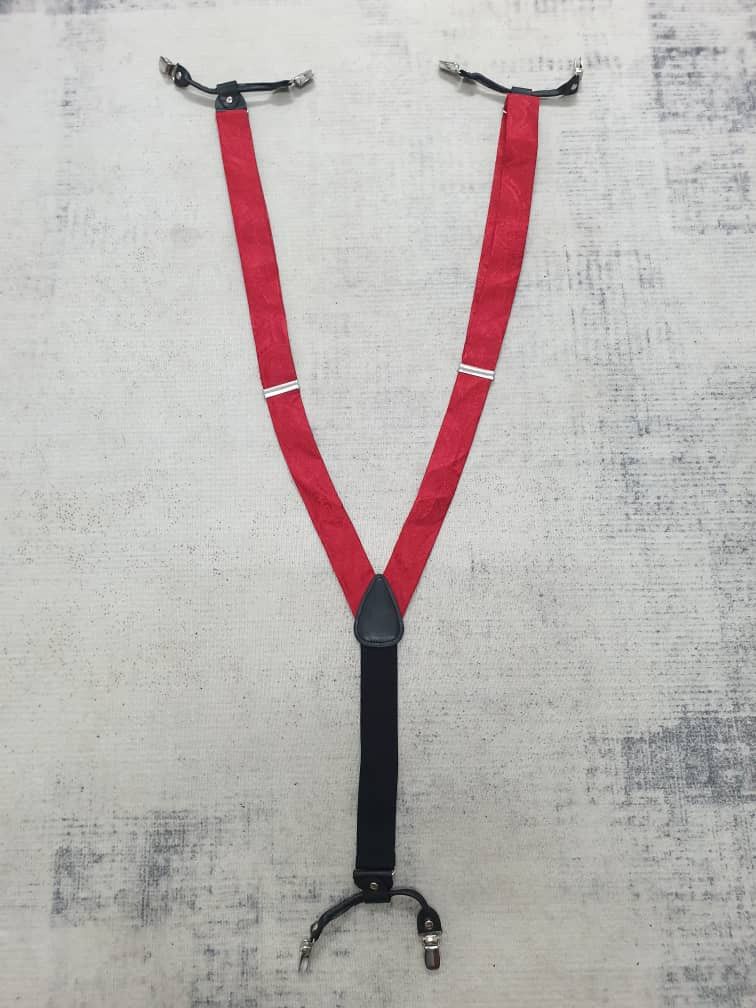 PPFM Punk rock Skin head style Red Colour Suspender Size ONE SIZE - 5 Thumbnail