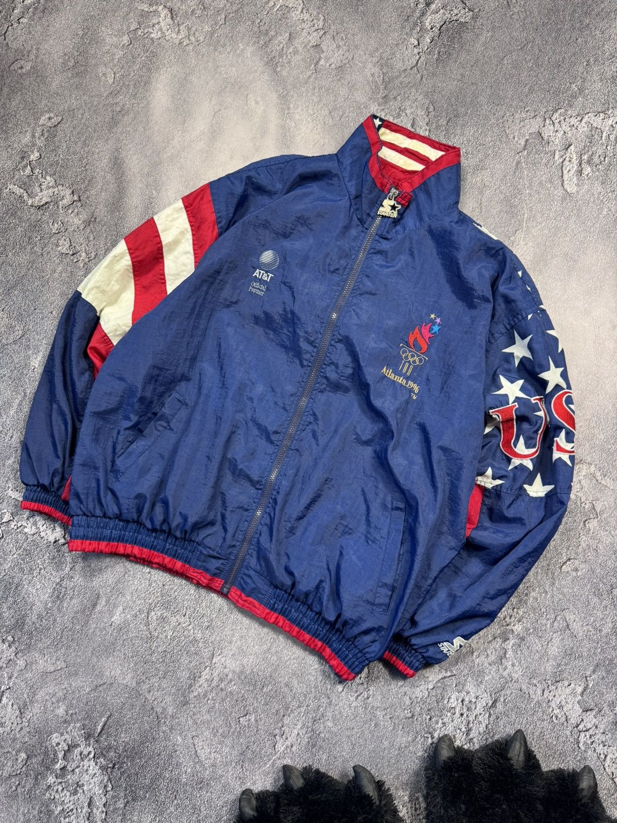 Starter Vintage Starter 1996 Atlanta Olympic Games Windbreaker Size US L / EU 52-54 / 3 - 1 Thumbnail