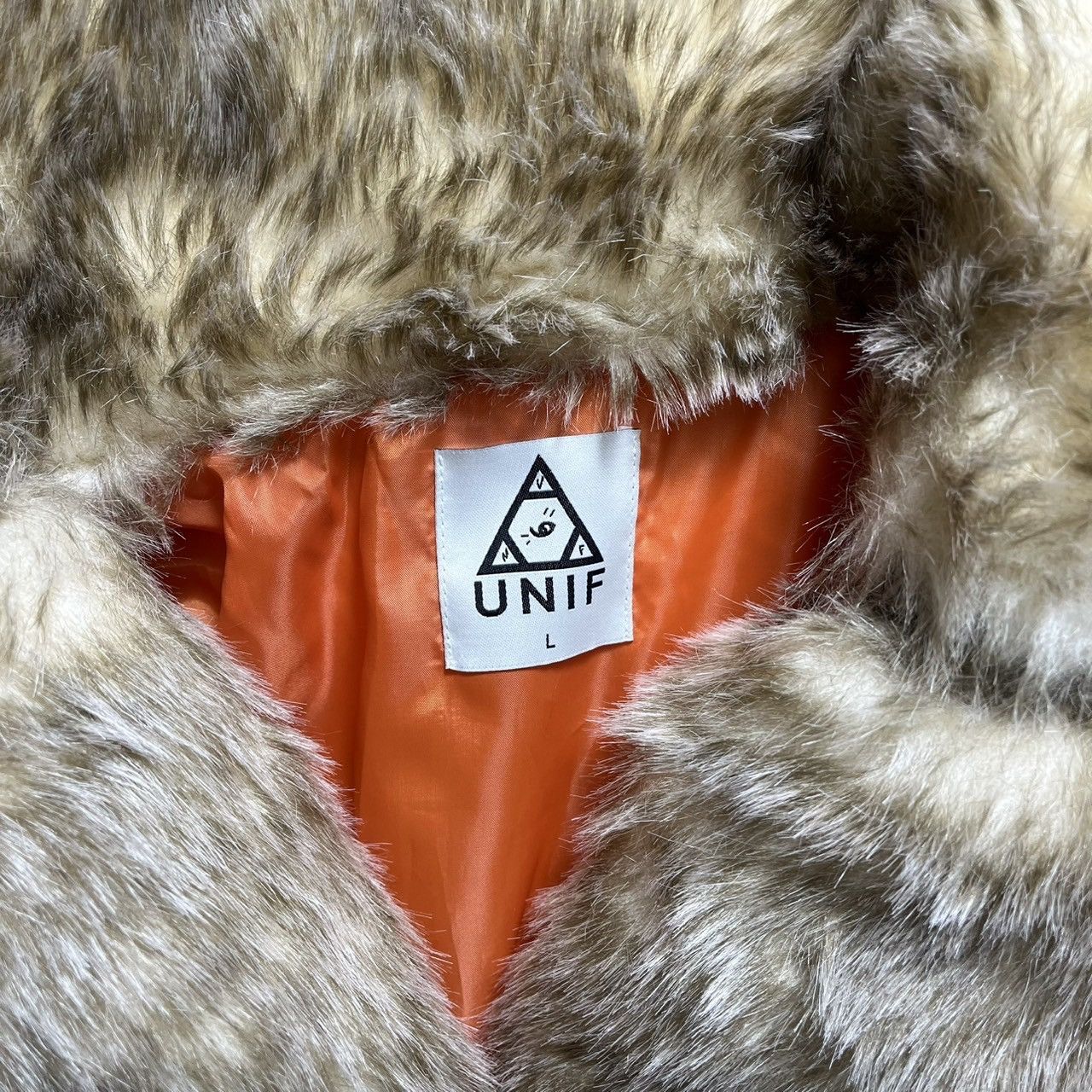 UNIF UNIF Faux Fur Bomber Jacket Size L / US 10 / IT 46 - 2 Thumbnail