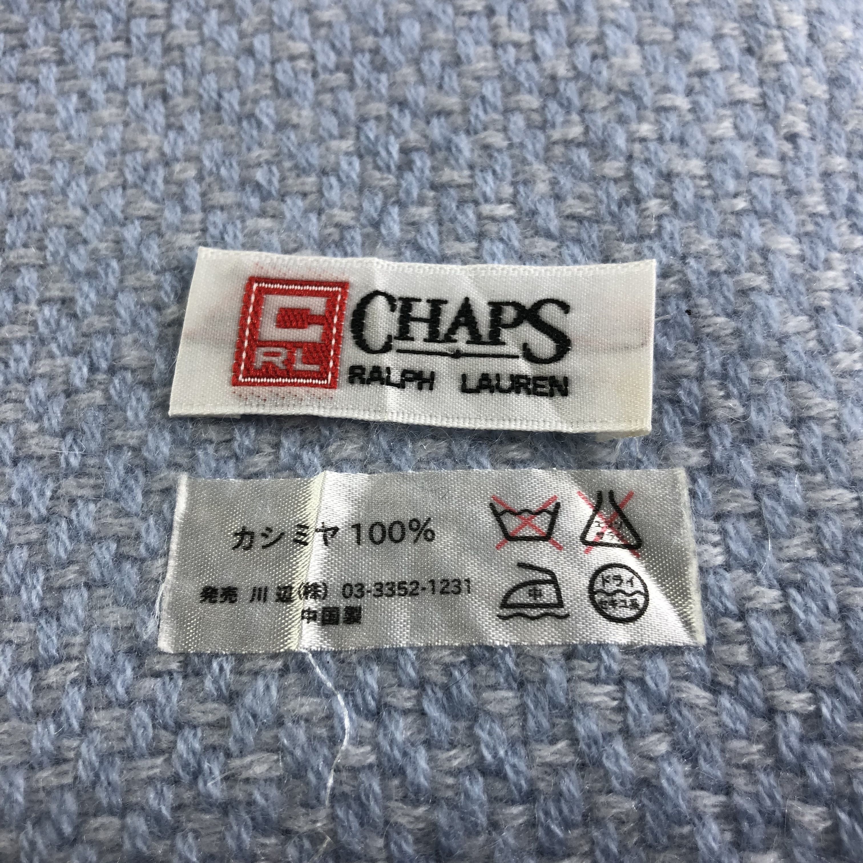 Chaps Ralph Lauren Chaps Ralph Lauren Cashmere Scarf Muffler Neckwear V2295 Size ONE SIZE - 4 Thumbnail