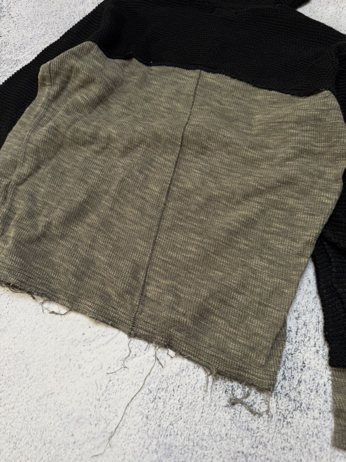 If Six Was Nine 00s Y2K Distressed Knit Sweater Opium Japanese Style Sweater Size S / US 4 / IT 40 - 14 Thumbnail