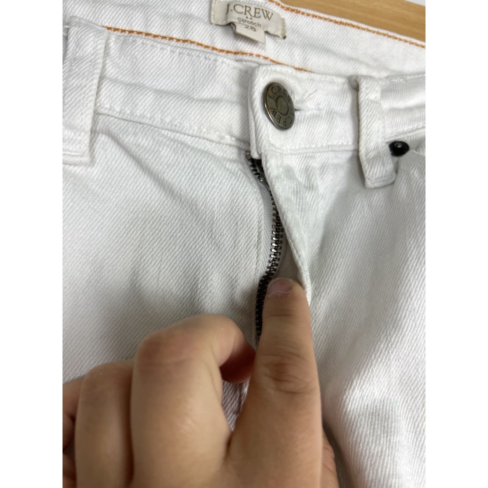 J.Crew J.CREW Jeans Skinny Leg Light Denim Wash 30x25 Womens Juniors Stretch Cotton Spandex 77087 Modern Size 30" / US 8 / IT 44 - 6 Thumbnail