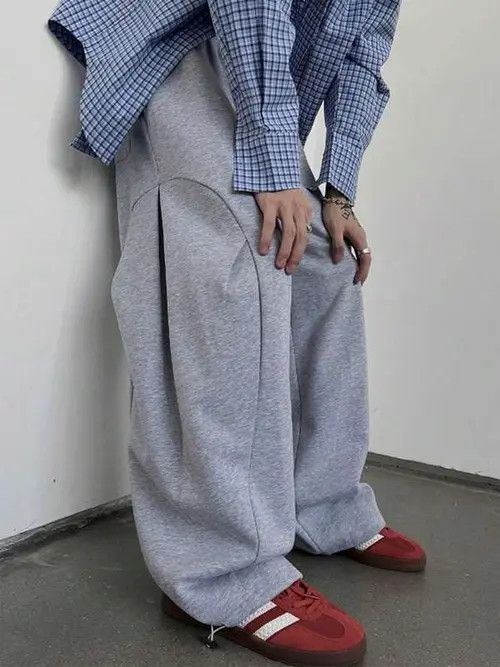 Japanese Brand × Vintage Wide leg DRIP street Y2K sweatpants Size US 36 / EU 52 - 1 Thumbnail