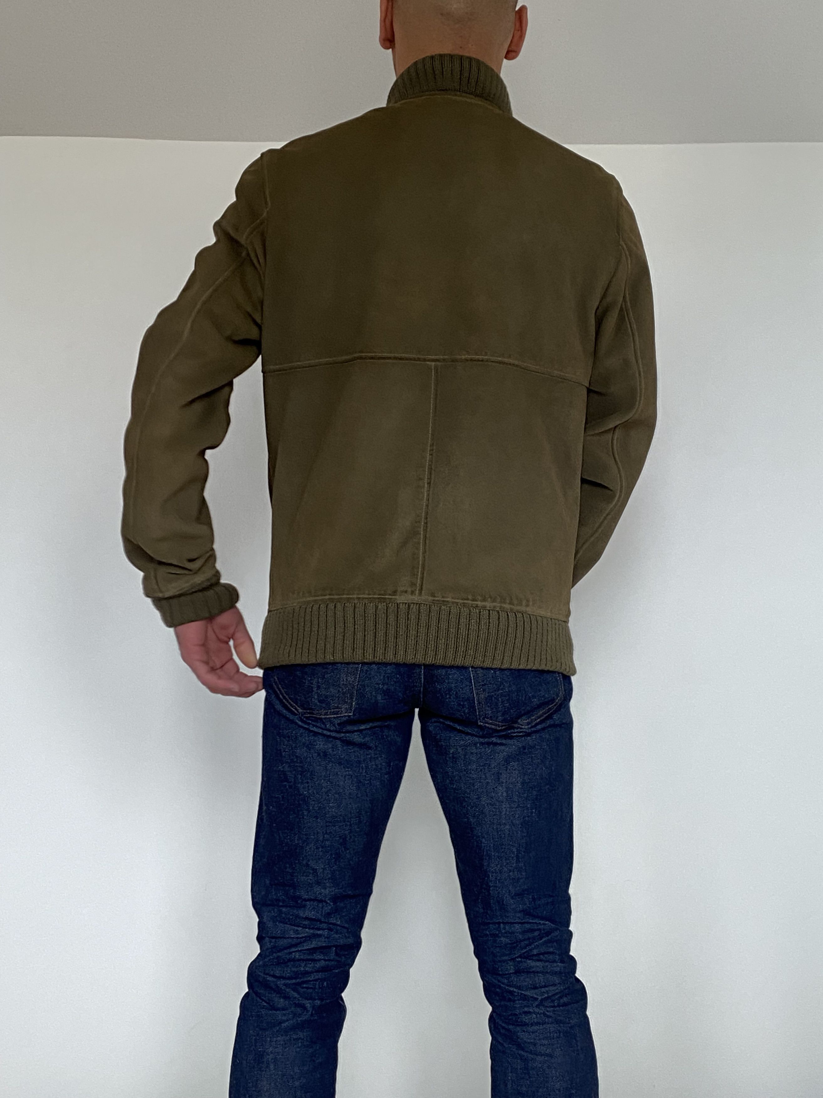 A.P.C. A.P.C. × Louis W. Ferris Calf Suede Bomber Jacket S Size US S / EU 44-46 / 1 - 8 Thumbnail