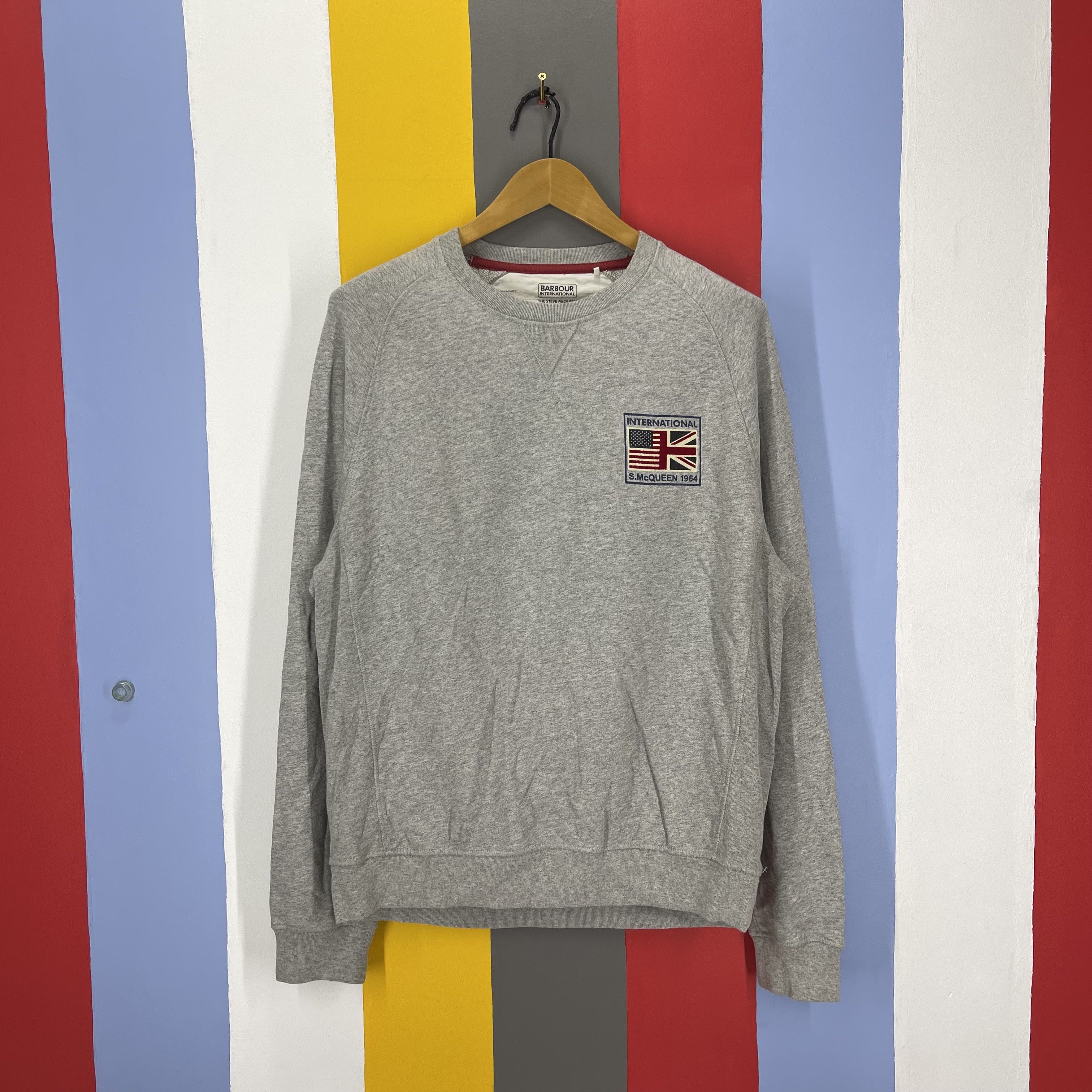 Barbour BARBOUR THE STEVE McQUEEN Crew Neck Sweatshirt #1249/AR Size US L / EU 52-54 / 3 - 3 Thumbnail