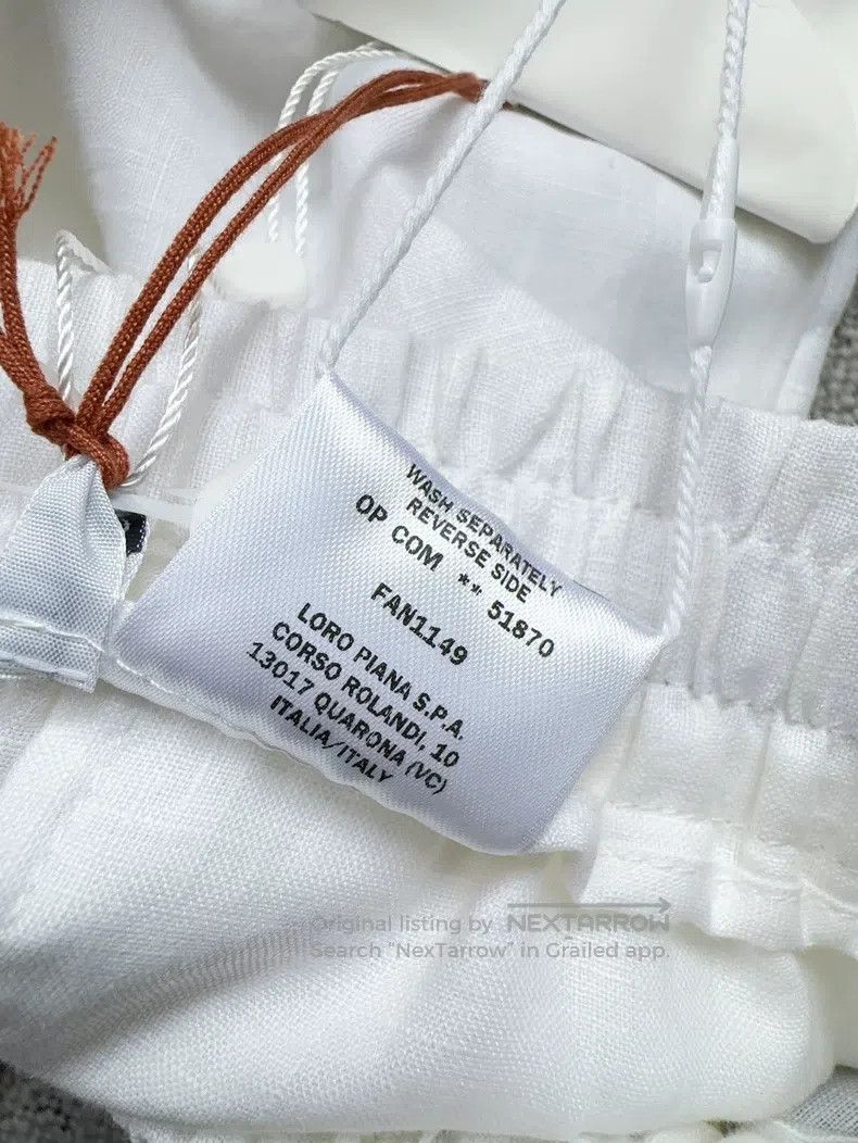 Loro Piana Loro Piana White linen mid-length shorts Size 25" / US 0 / IT 36 - 6 Thumbnail