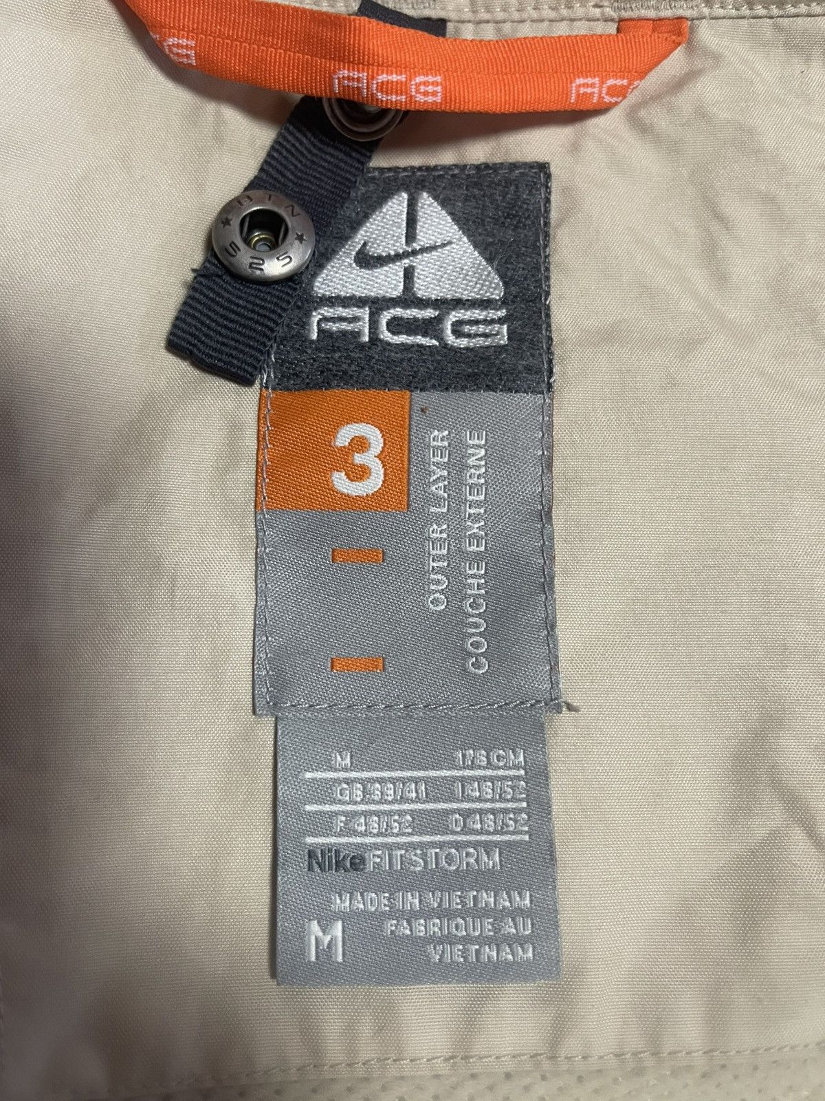 Nike × Nike ACG × Vintage NIKE ACG 3 OUTER LAYER COUCHE EXTREME MULTI POCKET SIZE M Size US M / EU 48-50 / 2 - 17 Thumbnail