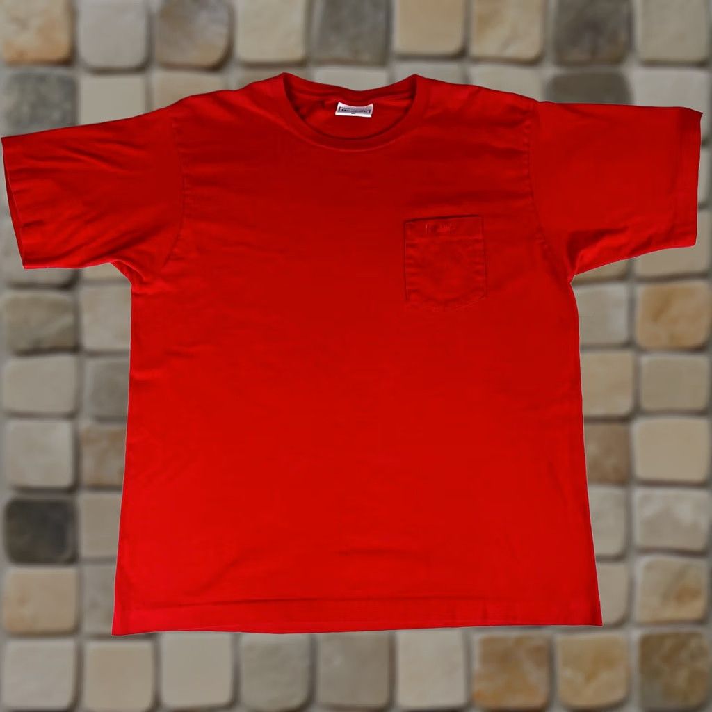 Reebok Men's Vintage 90s Reebok Pocket Tee Single Stitch Made in USA Sz XL Size US XL / EU 56 / 4 - 1 Thumbnail