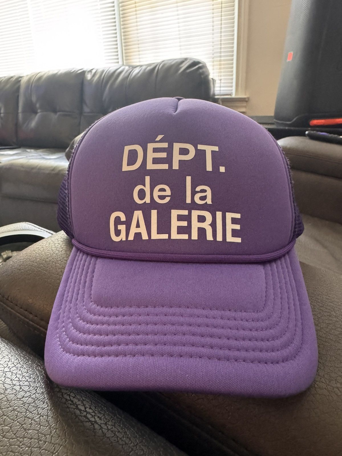 Gallery Dept. Gallery Dept. French Logo Trucker Hat Purple Size ONE SIZE - 2 Thumbnail