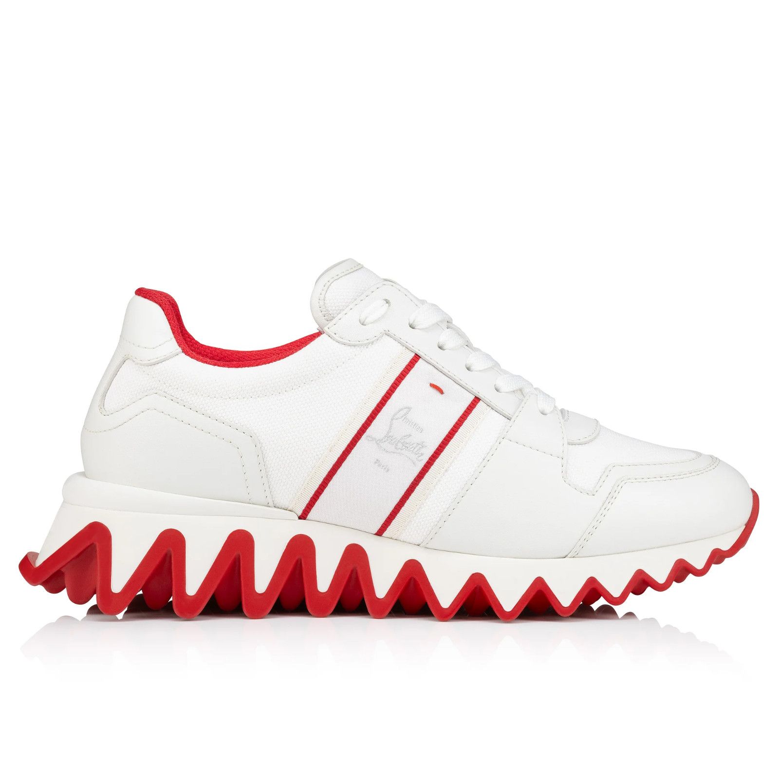 Christian Louboutin Christian Louboutin Flat White Platform Low Top Sneaker 41.5 Size US 11.5 / IT 41.5 - 3 Thumbnail