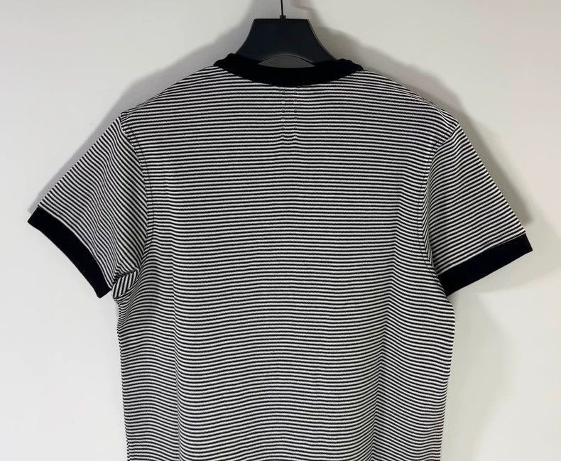 Saint Laurent Paris Saint Laurent Paris Striped Short Sleeve Polo- Size US S / EU 44-46 / 1 - 4 Thumbnail