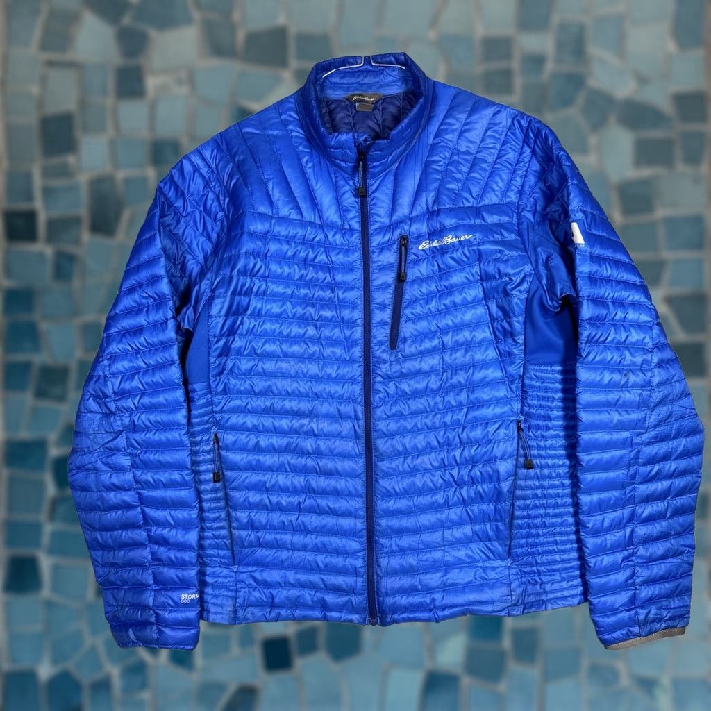 Eddie Bauer Eddie Bauer First Ascent Stormdown 800 Goose Down Men's M Jacket Quilted Puffer Jacket Size US M / EU 48-50 / 2 - 1 Thumbnail