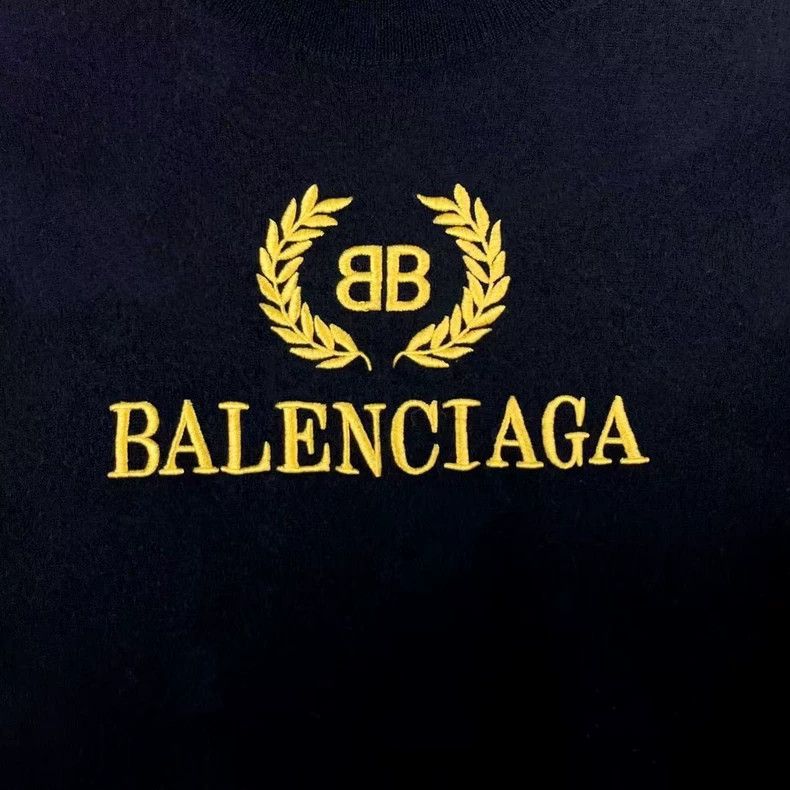 Balenciaga Balenciaga Black and yellow embroidery double B wheat ear Size S / US 4 / IT 40 - 4 Thumbnail