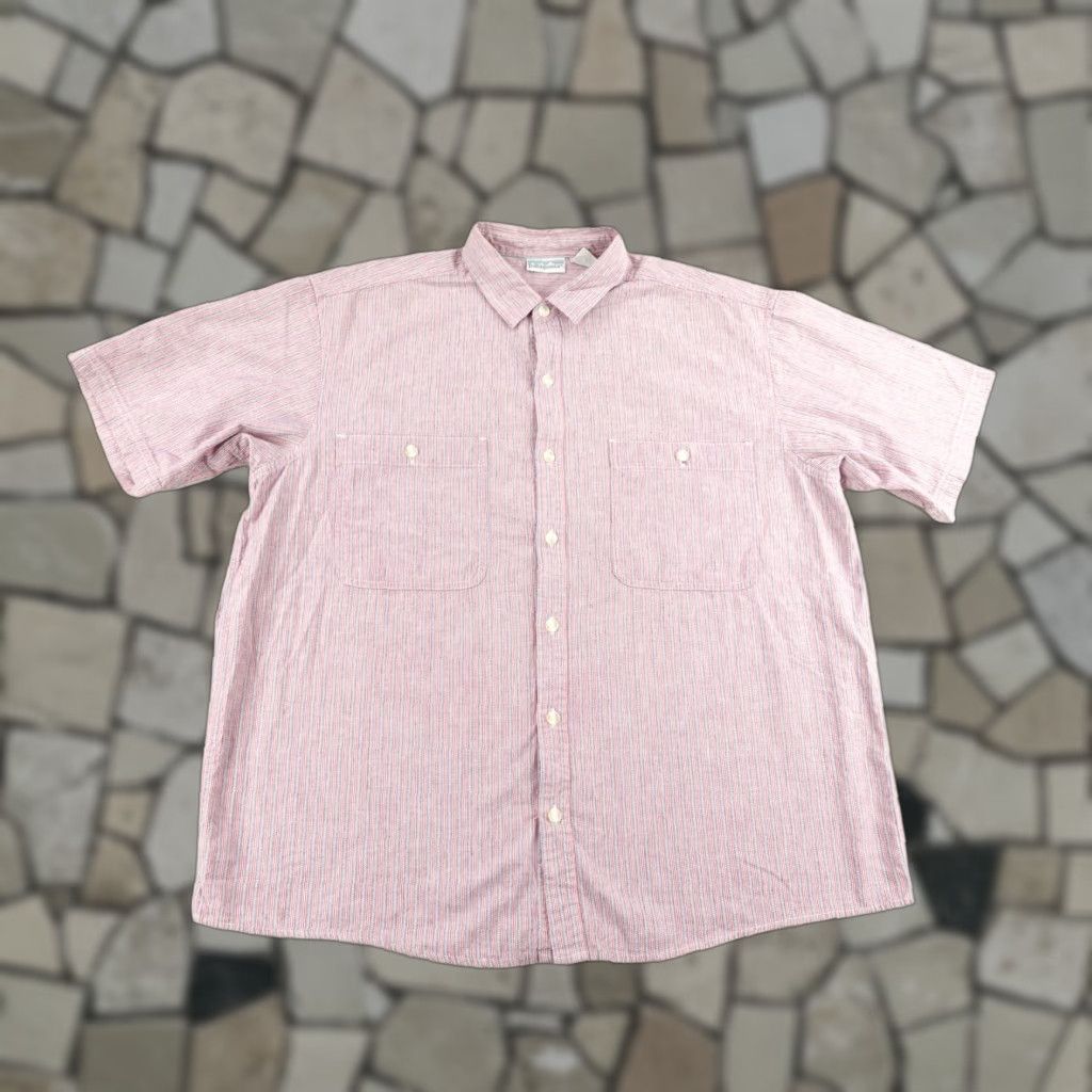 Patagonia Vintage Patagonia Shirt Mens Large Pink Purple Stripes Button Up Organic 90s Size US L / EU 52-54 / 3 - 1 Thumbnail