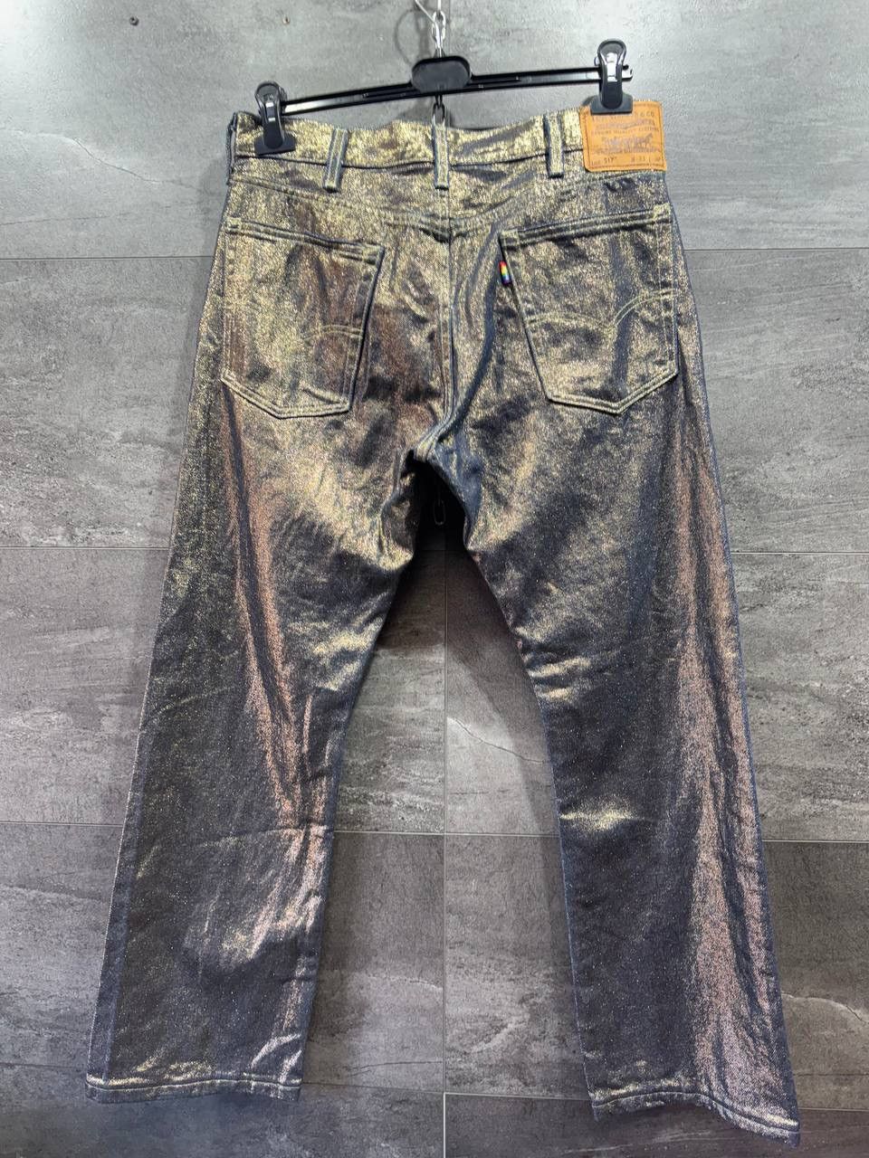 Other Levi's 517 Premium Bootcut Jeans Golden Spurs Gold Wash Size US 33 - 2 Thumbnail