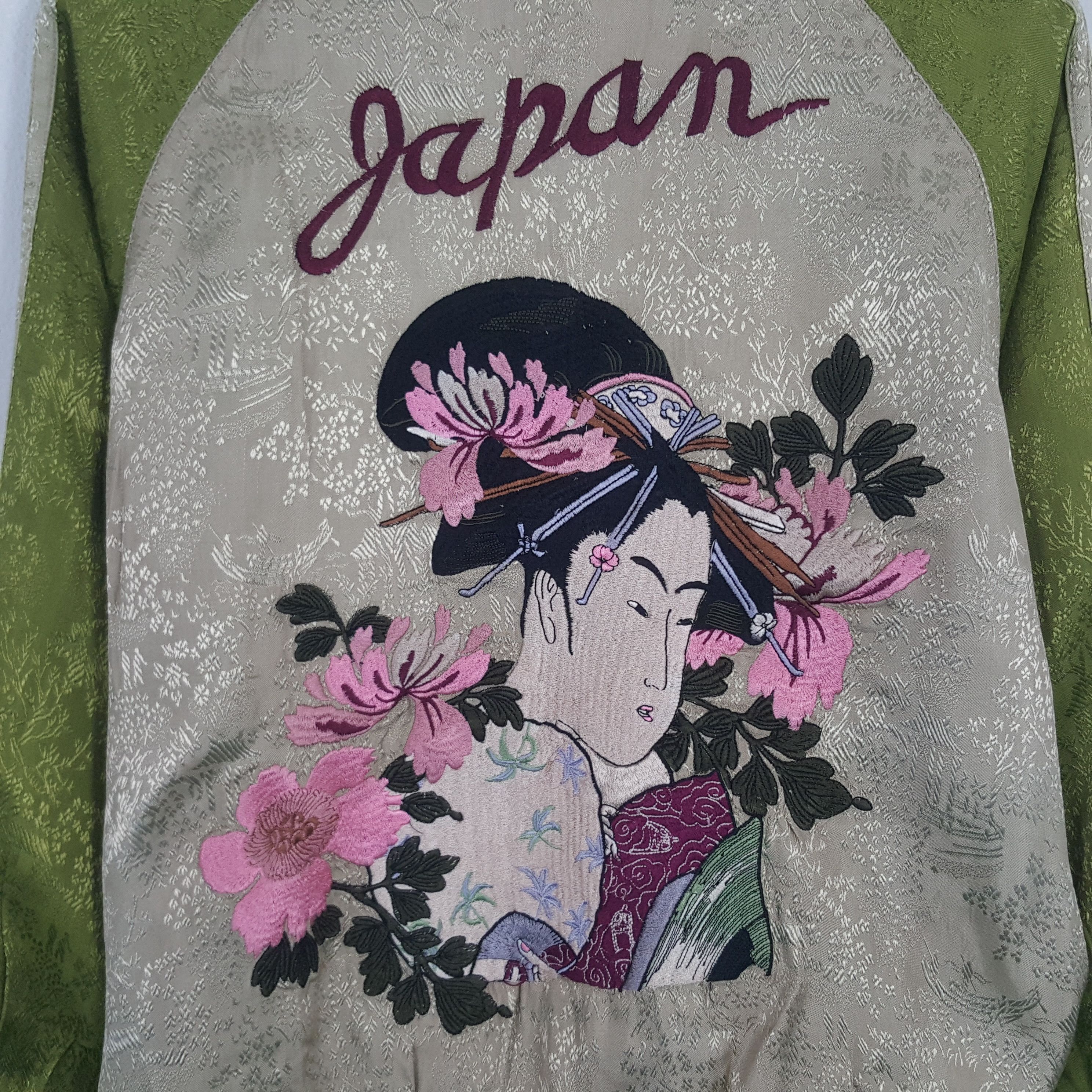 Vintage Vintage Sukajan Fish Koi Japan Reversible Zipper Jacket Size US M / EU 48-50 / 2 - 4 Thumbnail
