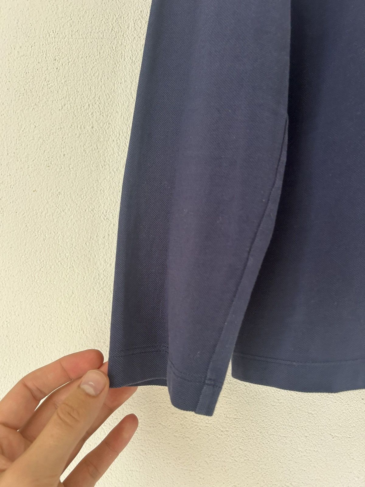 Prada Navy Longsleeve Polo Shirt Size US M / EU 48-50 / 2 - 7 Thumbnail