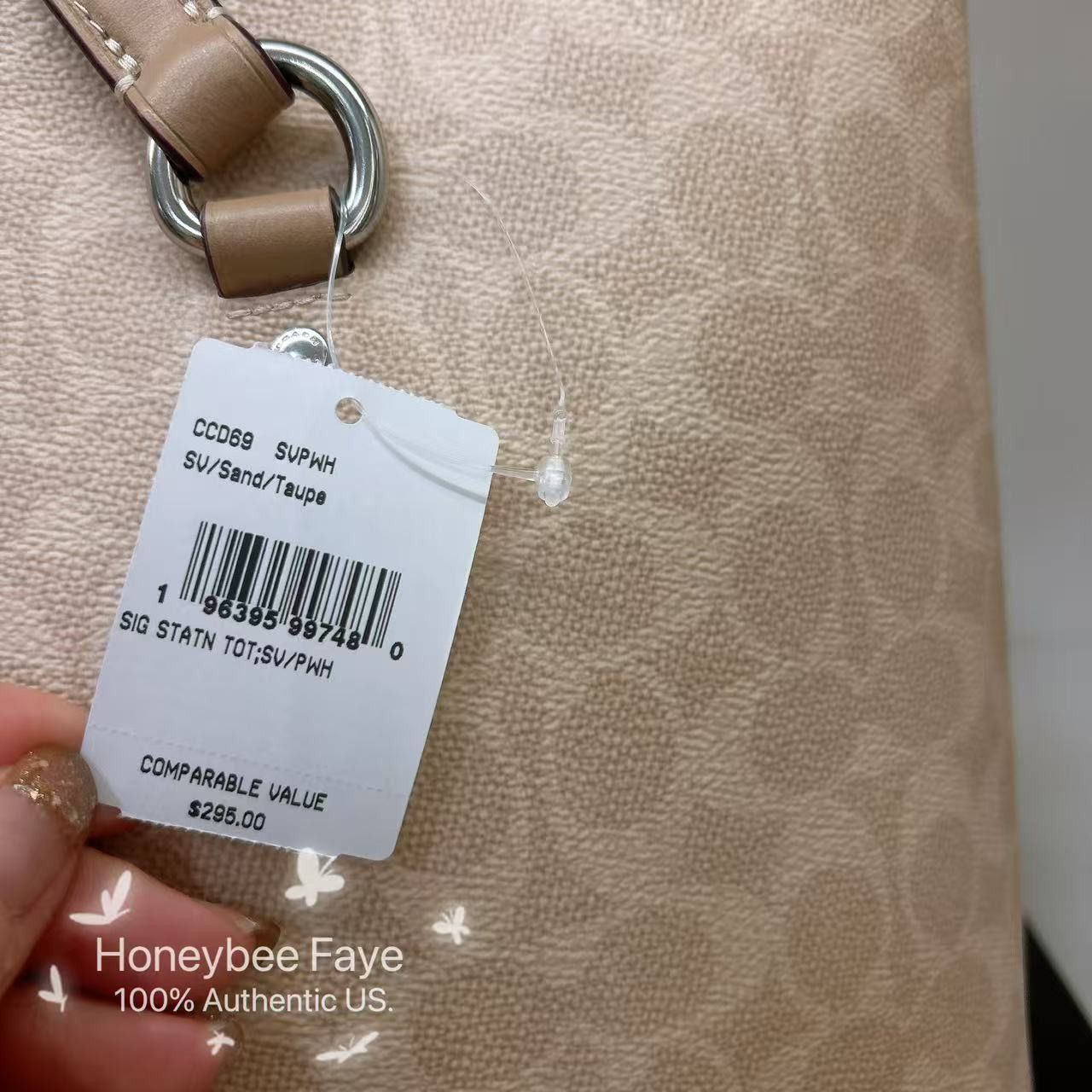 Coach Station Tote Bag In Signature Canvas CCD69 Size ONE SIZE - 4 Thumbnail