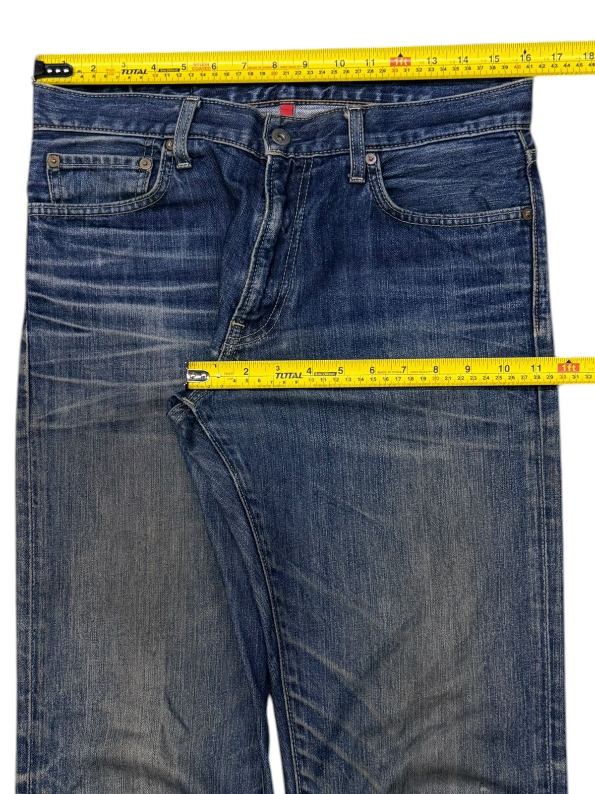Uniqlo Vintage Uniqlo UJ Japan Denim Jeans | Vintage Fade Wash W32 Size US 32 / EU 48 - 15 Thumbnail