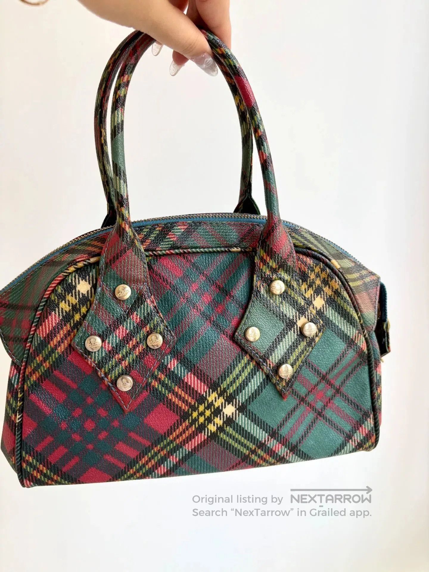 Vivienne Westwood Vivienne Westwood Vintage Plaid Handbag. Size ONE SIZE - 2 Thumbnail