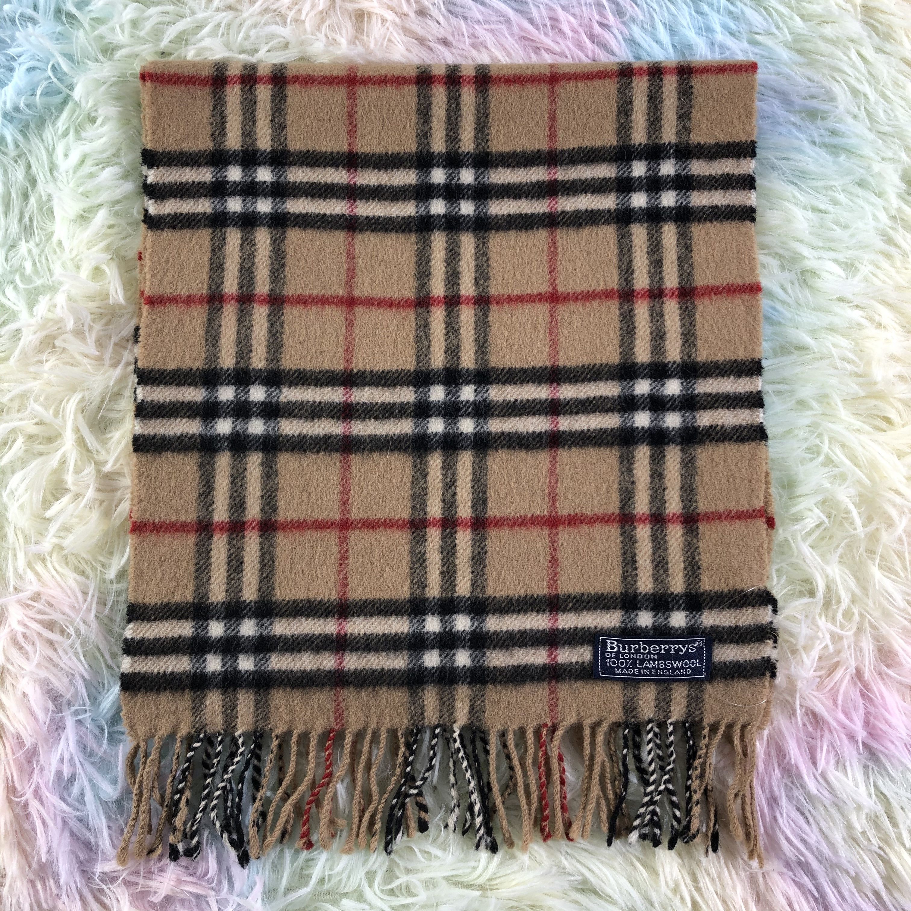 Burberry × Vintage Burberry Scarf / Muffler / Neckwear - KM461 Size ONE SIZE - 2 Thumbnail