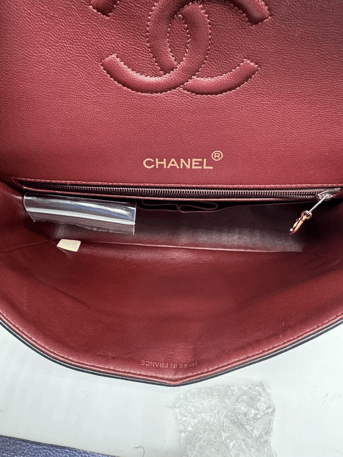 Chanel Chanel Double Flap Square Lamb Medium Size ONE SIZE - 17 Thumbnail