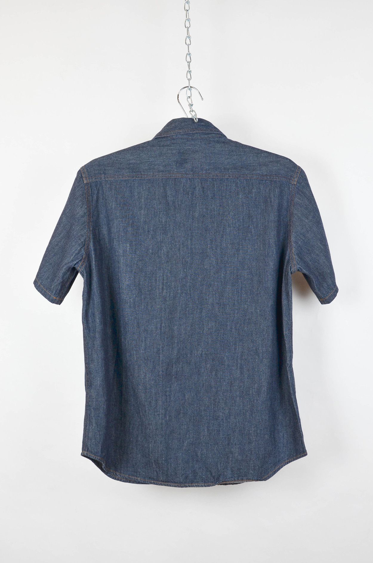 Purple Purple & Yellow Indigo Denim Pearl-Snap Western Shirt SS - M Size US M / EU 48-50 / 2 - 2 Thumbnail