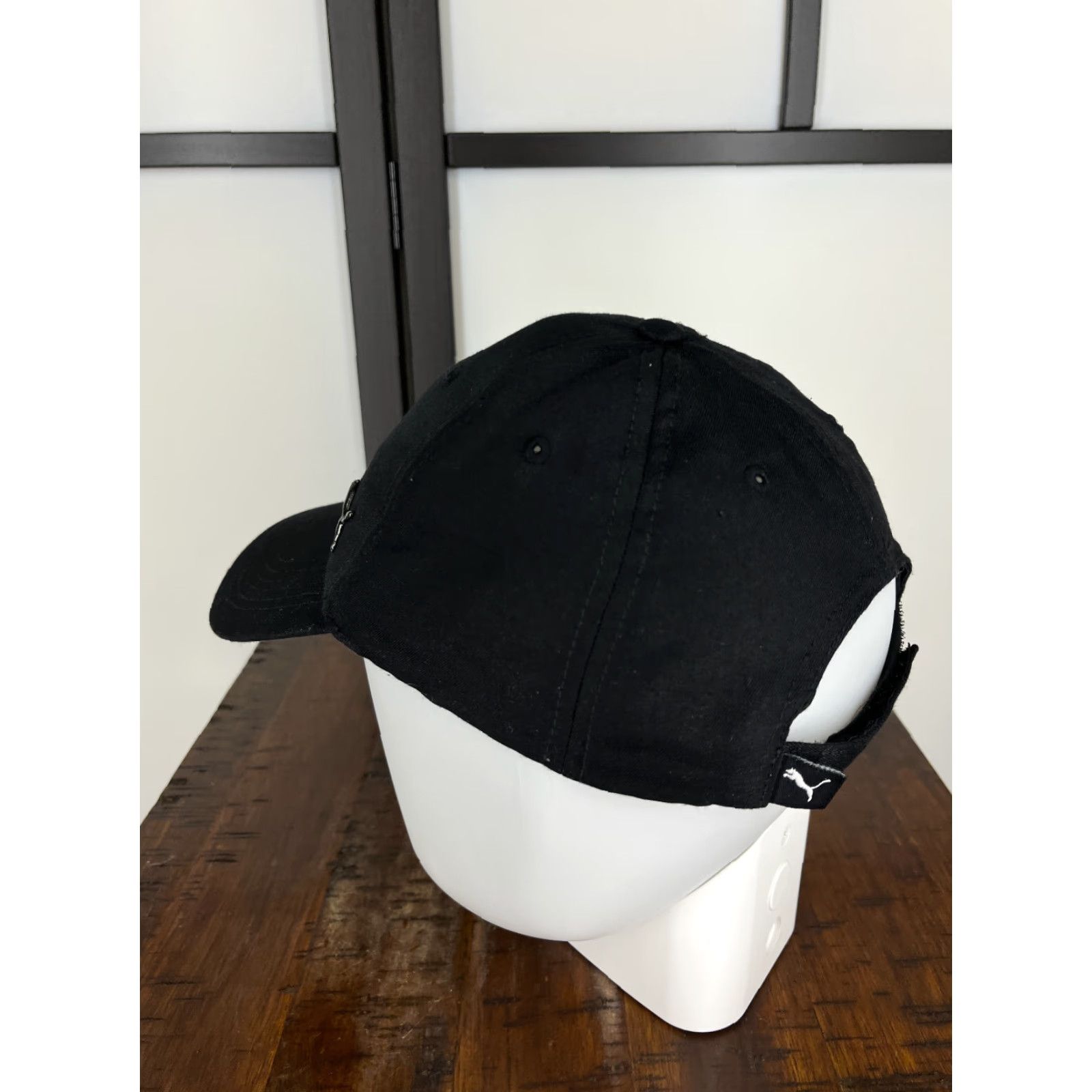 Puma PUMA Hat Cap Snapback One Size Black Silver Logo Adjustable Men Adult Polyester Cap Hat Size ONE SIZE - 6 Thumbnail